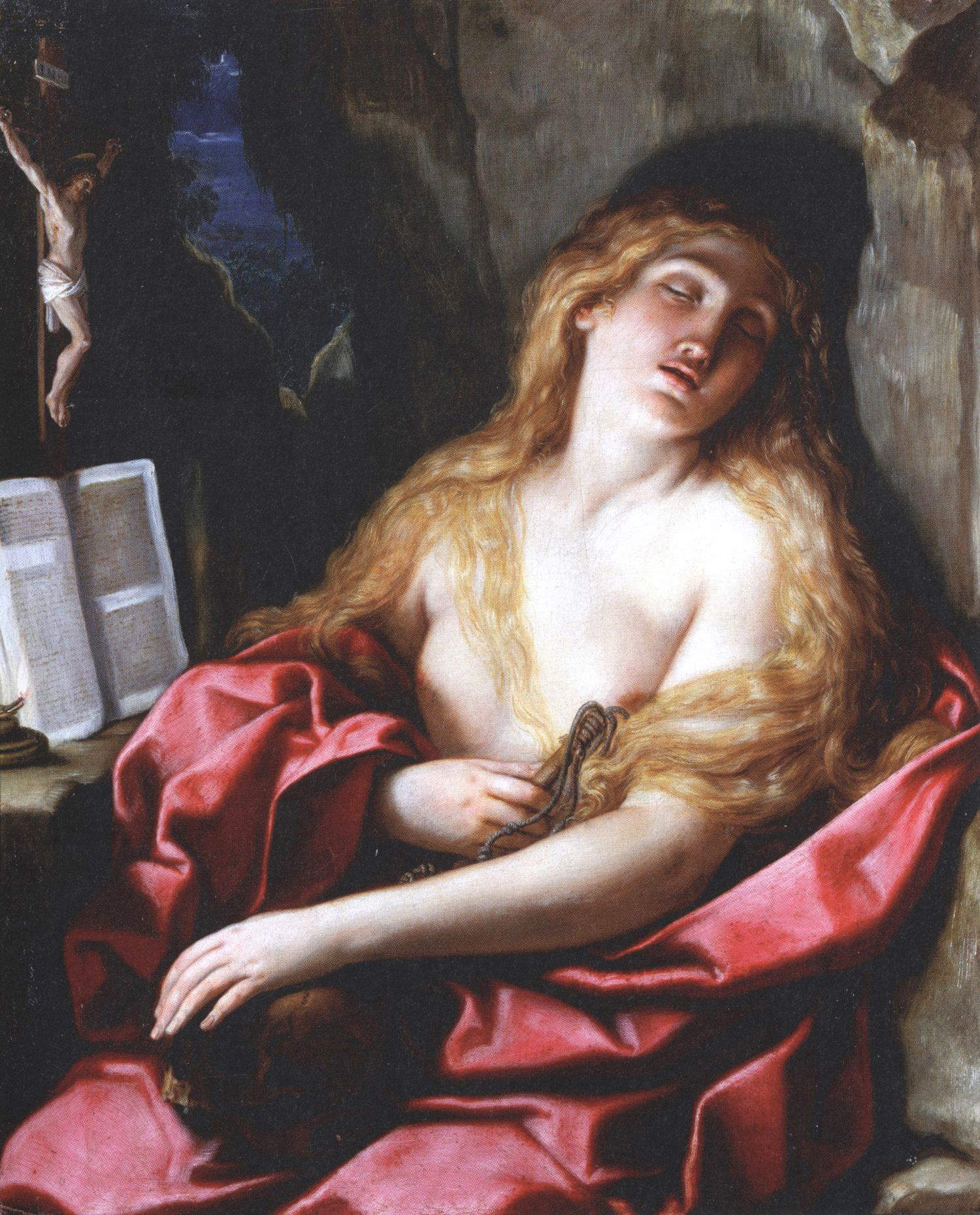 Elisabetta Sirani, Büßende Magdalena (Besan&ccedil;on, Mus&eacute;e des Beaux-Arts)