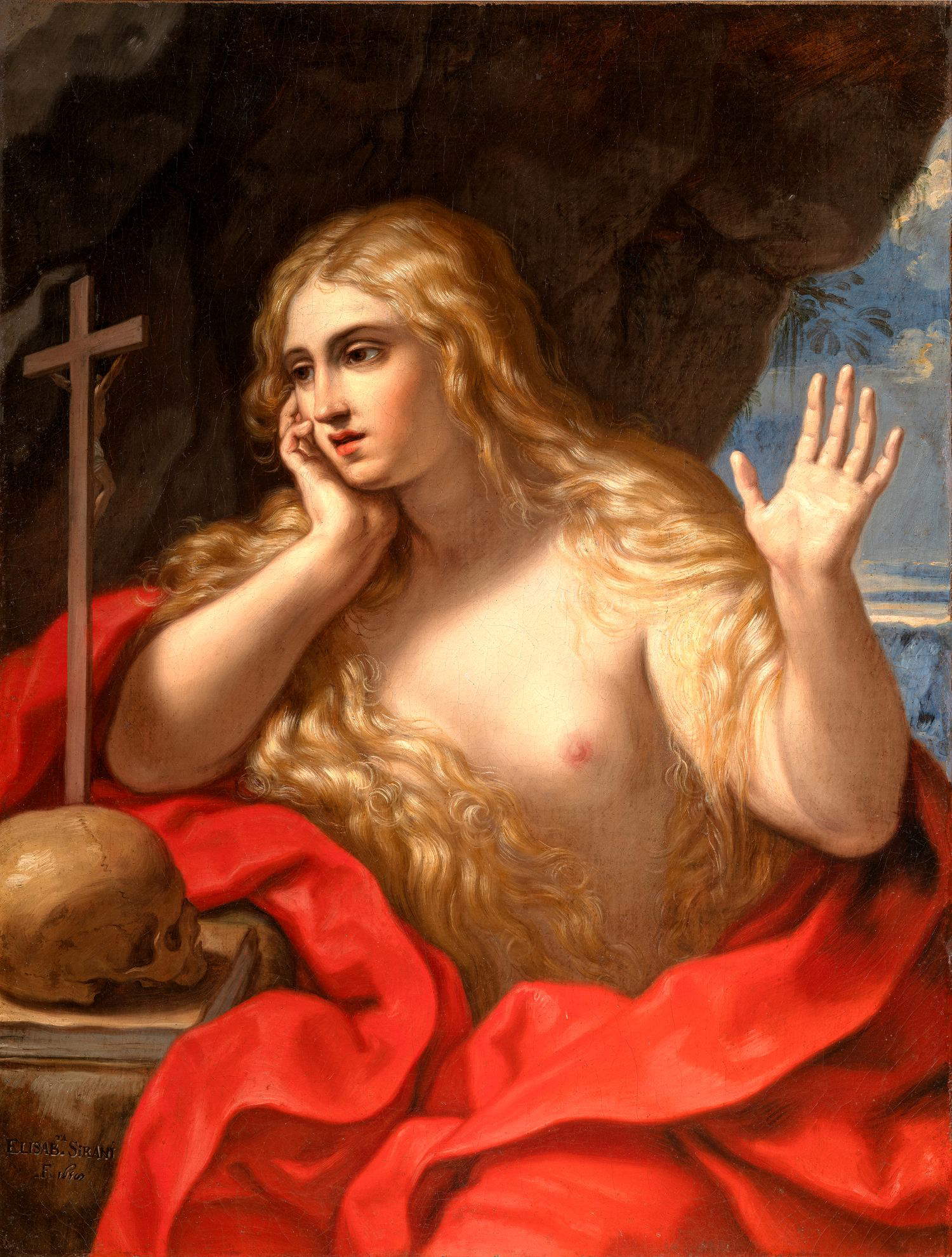 Elisabetta Sirani, Magdalena (1658; Privatsammlung, ehemals Spilamberto, Galleria Ossimoro)