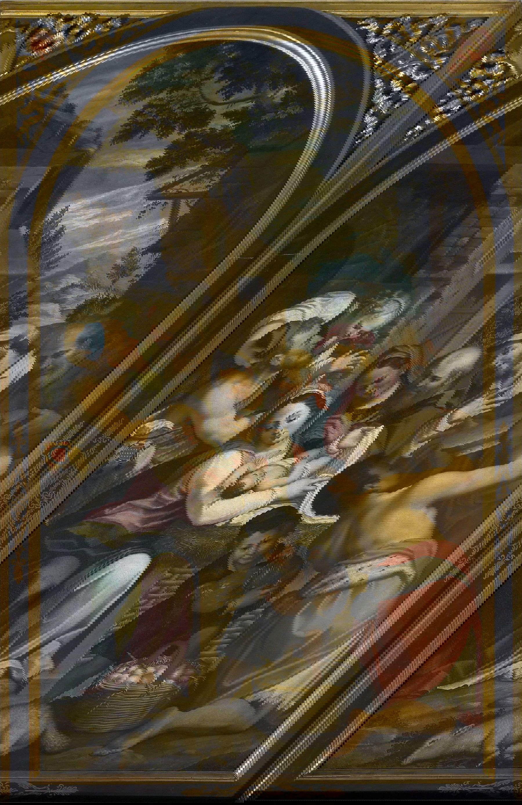 Giovanni Battista Trotti detto il Malosso, Adorazione dei pastori (1595; olio su tela, 300 x 170 cm; Piacenza, Collezione Banca di Piacenza)