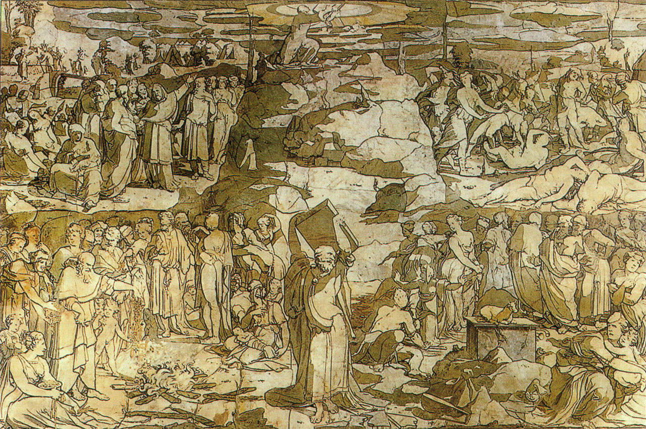 Il riquadro di Beccafumi nel pavimento del Duomo di Siena Il riquadro di Beccafumi nel pavimento del Duomo di Siena