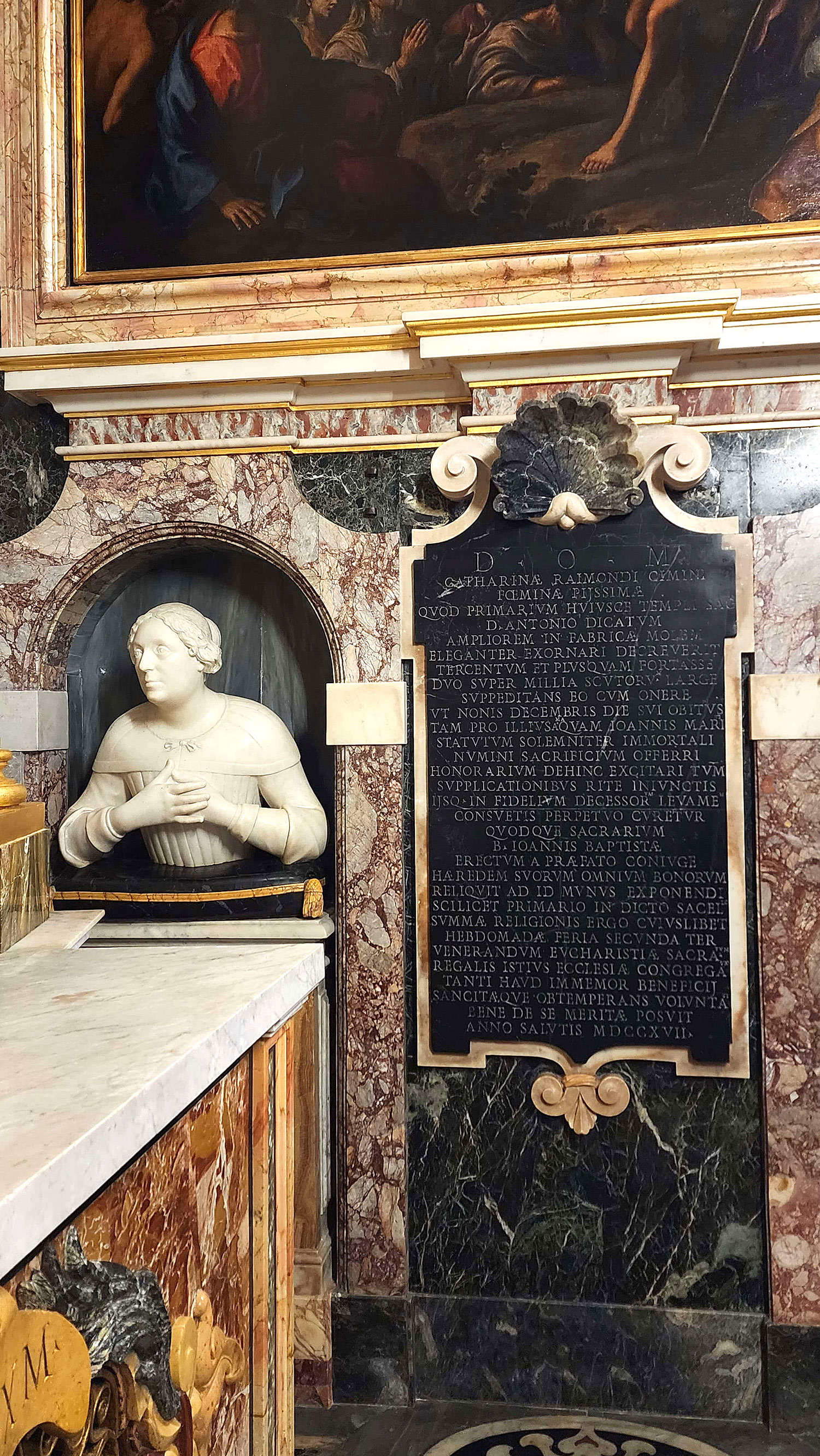 Andrea Fucigna (attr. ), Monumento funerario a Caterina Raimondi (1717) Andrea Fucigna (attr. ), Monumento funerario a Caterina Raimondi (1717)