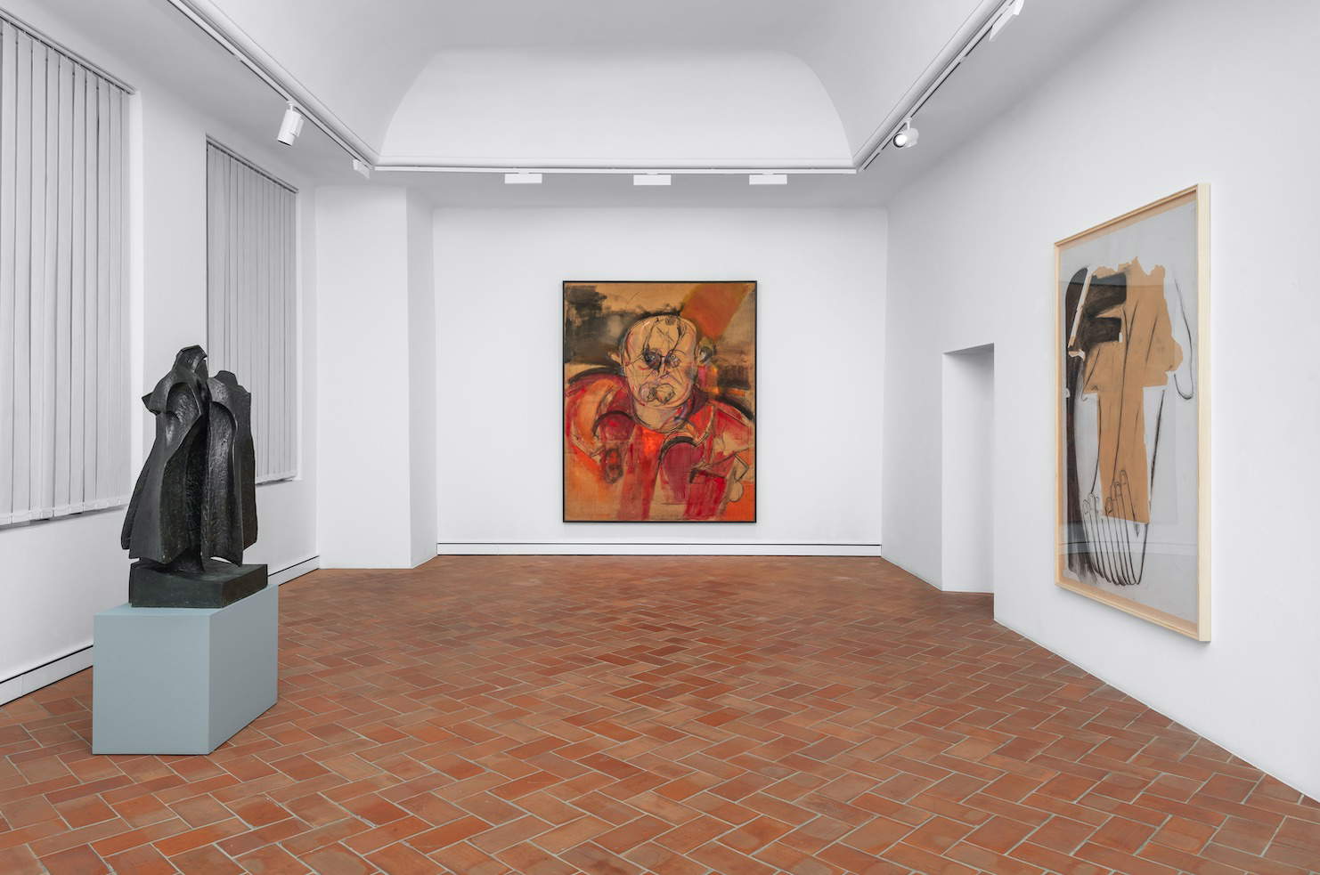 Allestimenti della mostra &ldquo;Una storia di arte e di poesia&rdquo;