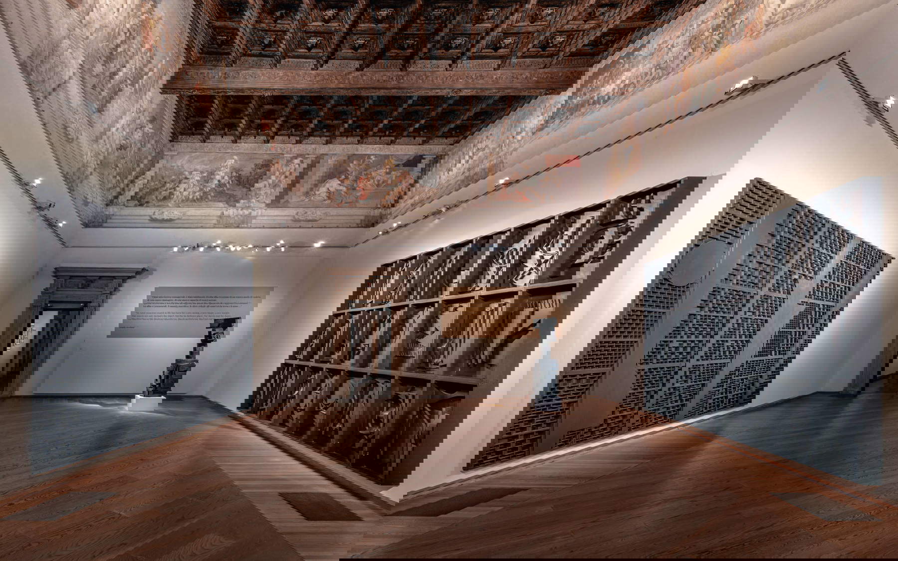 Instalaciones de la exposición Louise Nevelson