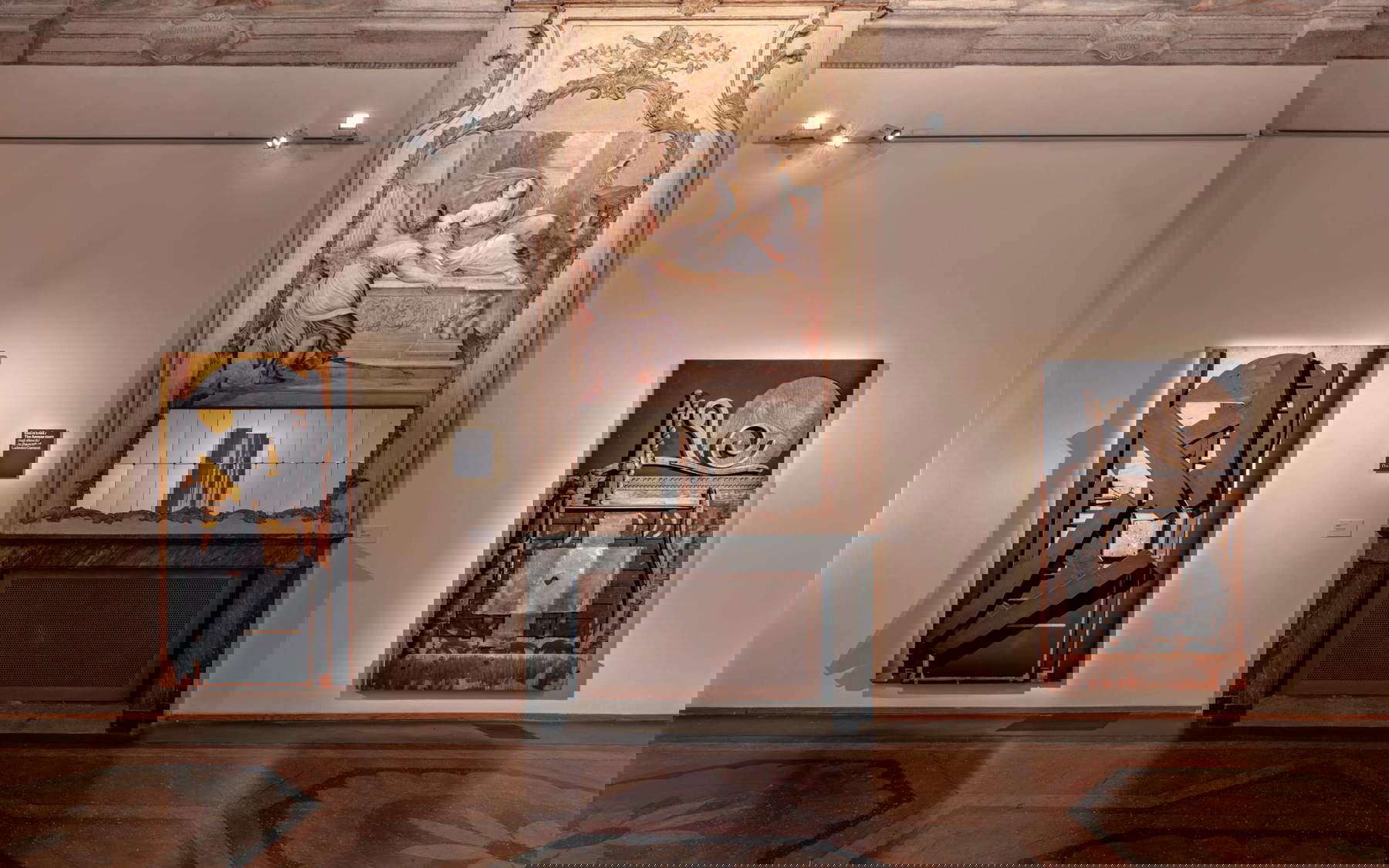 Instalaciones de la exposición Louise Nevelson