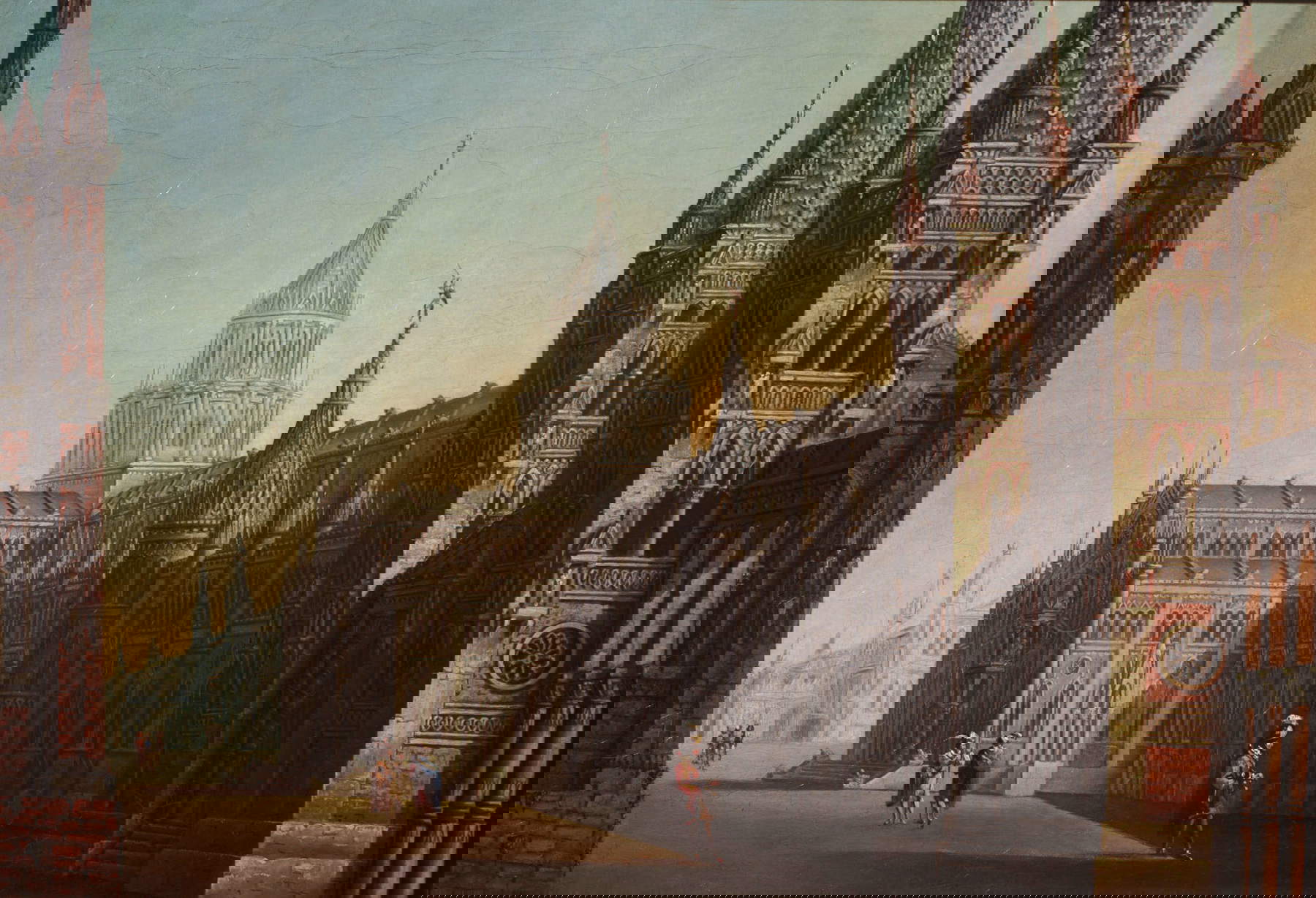 Domenico Ferri, Gothic-style Temple (oil on canvas, 89 x 61.5 cm; Modena, Gallerie Estensi, on deposit with the Chamber of Deputies)