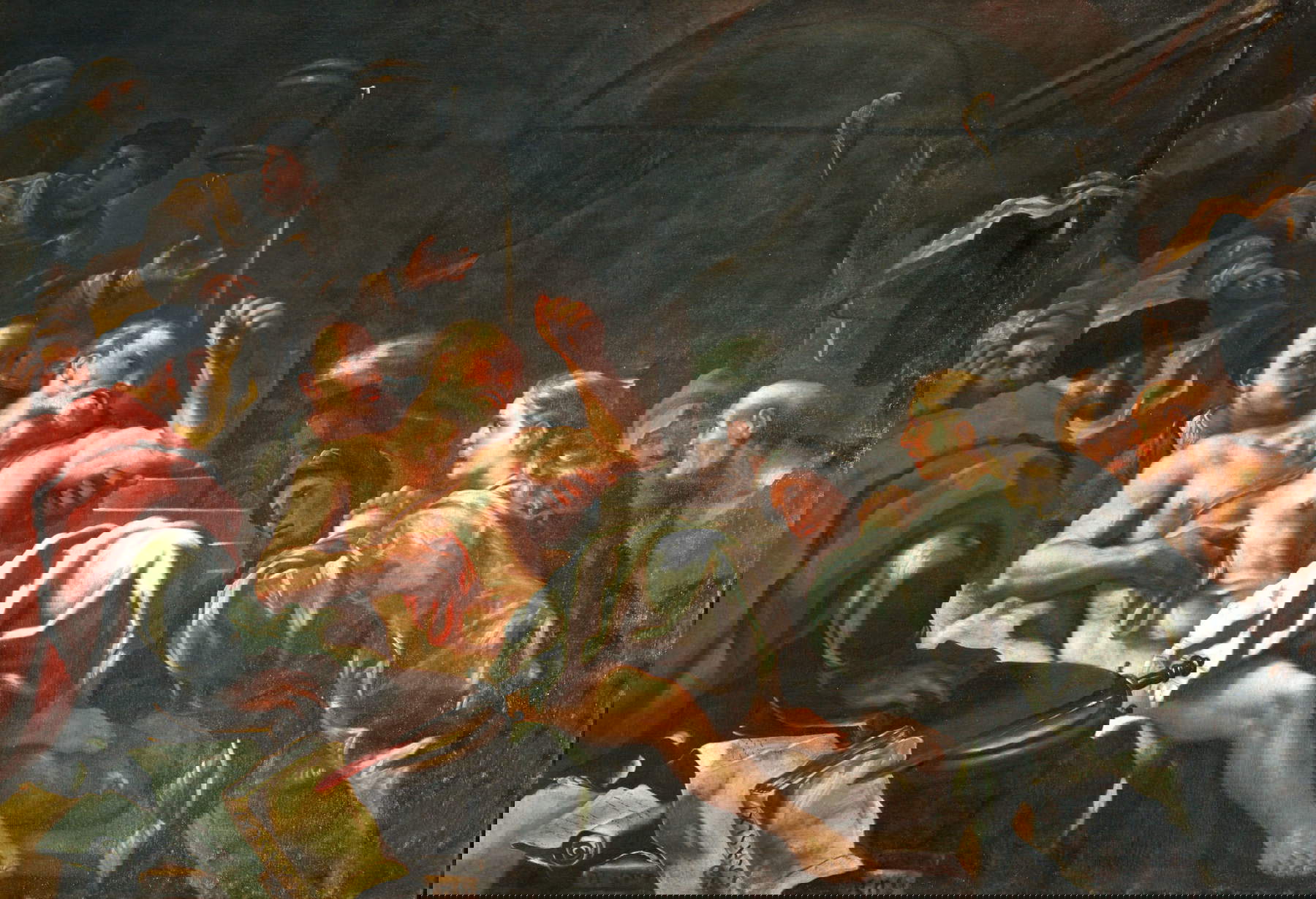 Luca Giordano, Death of Seneca (oil on canvas, 258 x 175 cm; Naples, Museo e Real Bosco di Capodimonte, on deposit with the Chamber of Deputies)