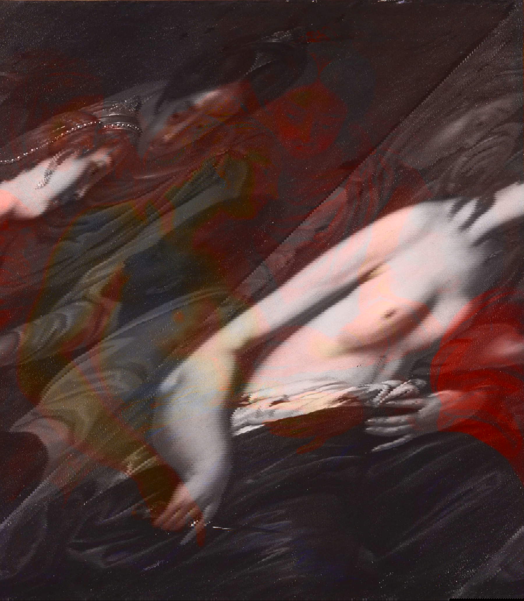 Pietro Liberi, Lucrezia Romana (oil on canvas, 106 x 121 cm; Rome, Chamber of Deputies)