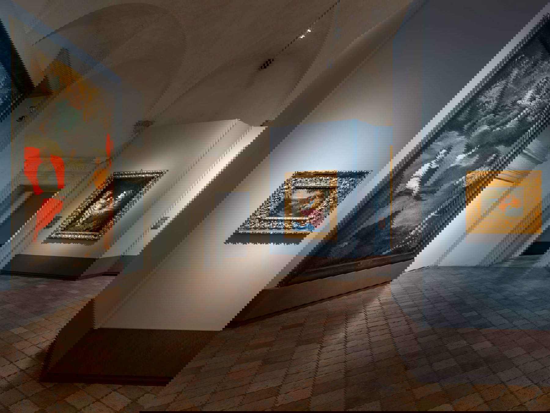 Installations of the exhibition Simone Cantarini. A Young Master