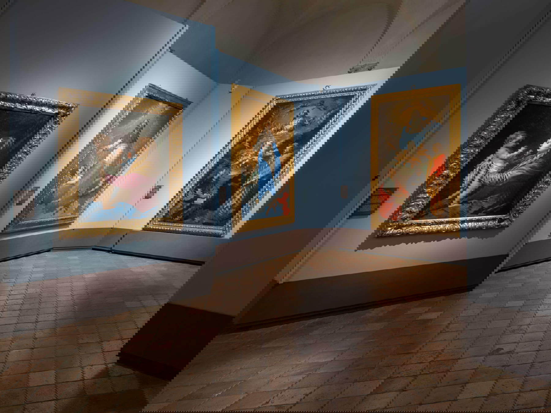 Installations of the exhibition Simone Cantarini. A Young Master