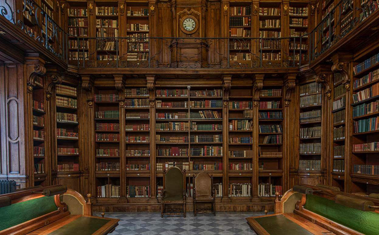 The Italian Library of Archaeology and Art History at its current location in Palazzo Venezia (ViVe)