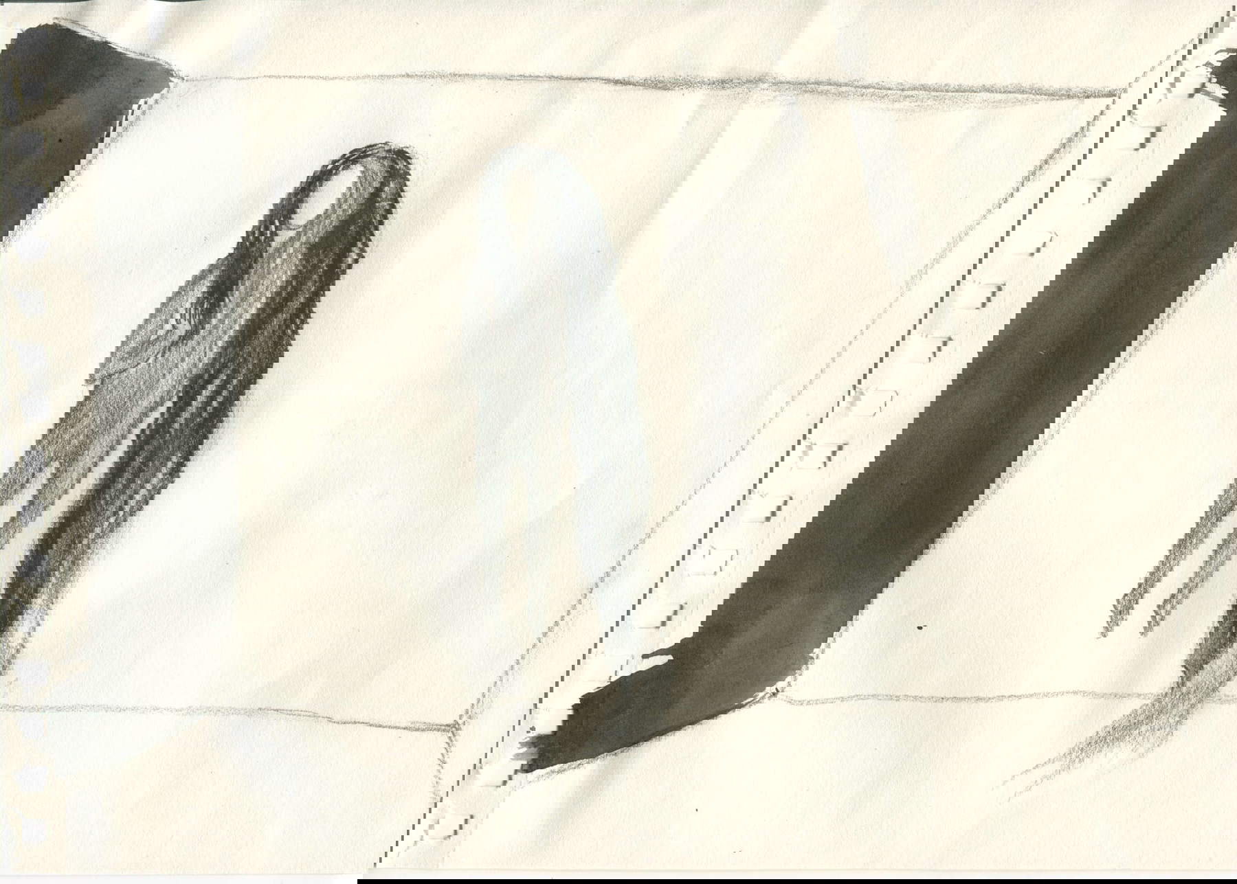 Enzo Cucchi, Senza titolo (2022; matita, carboncino e acquerello su carta, 21 x 29,6 cm) Enzo Cucchi, Senza titolo (2022; matita, carboncino e acquerello su carta, 21 x 29,6 cm)