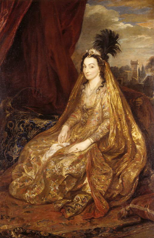 Anton van Dyck, Teresa, oder Teresia Sampsonia, Lady Shirley (1622; Öl auf Leinwand; Petworth House, National Trust Collections, The Egremont Collection)