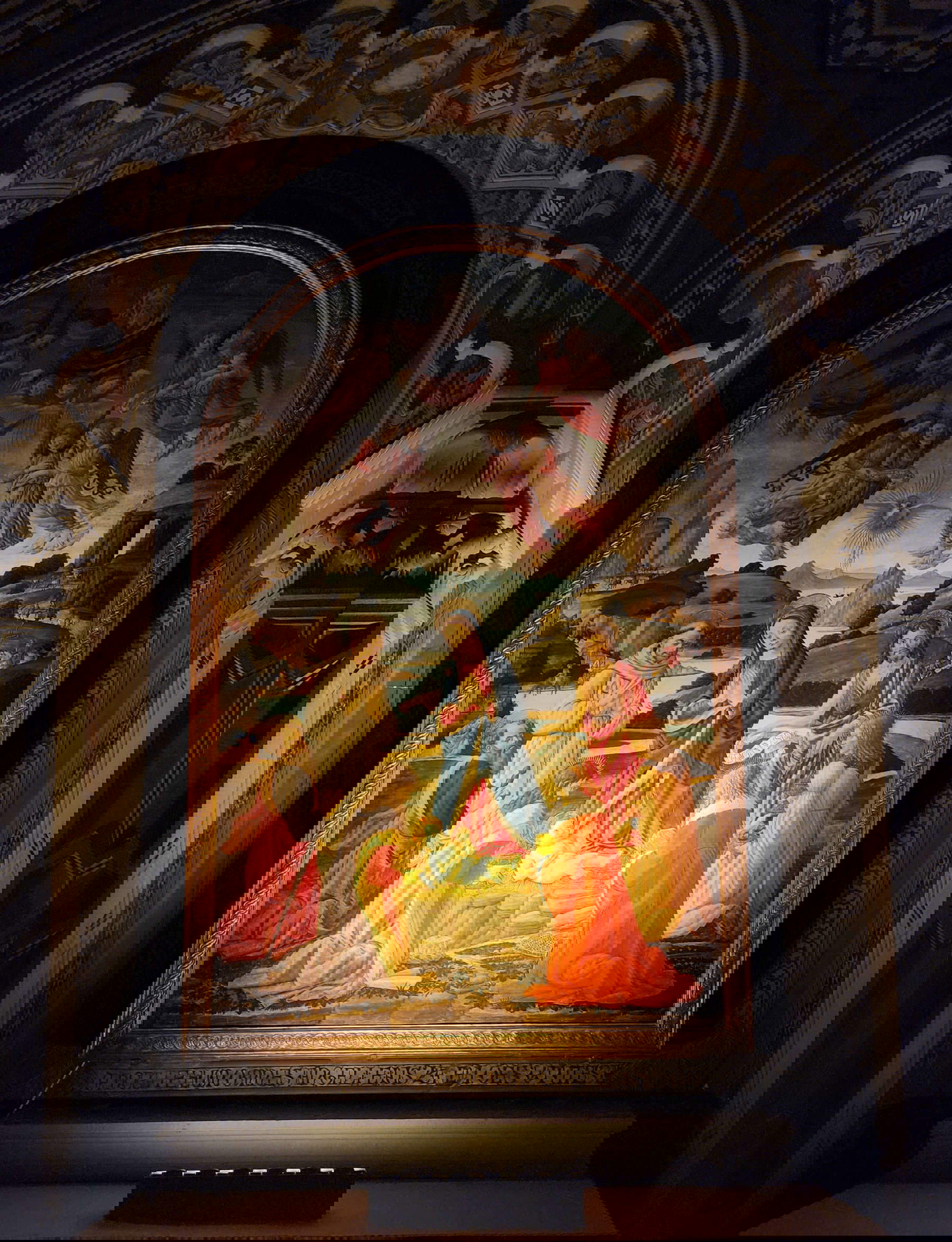 Maestro de la Epifanía de Fiesole, Adoración de los Magos (c. 1490-1510; temple sobre tabla; Fiesole, San Francesco)