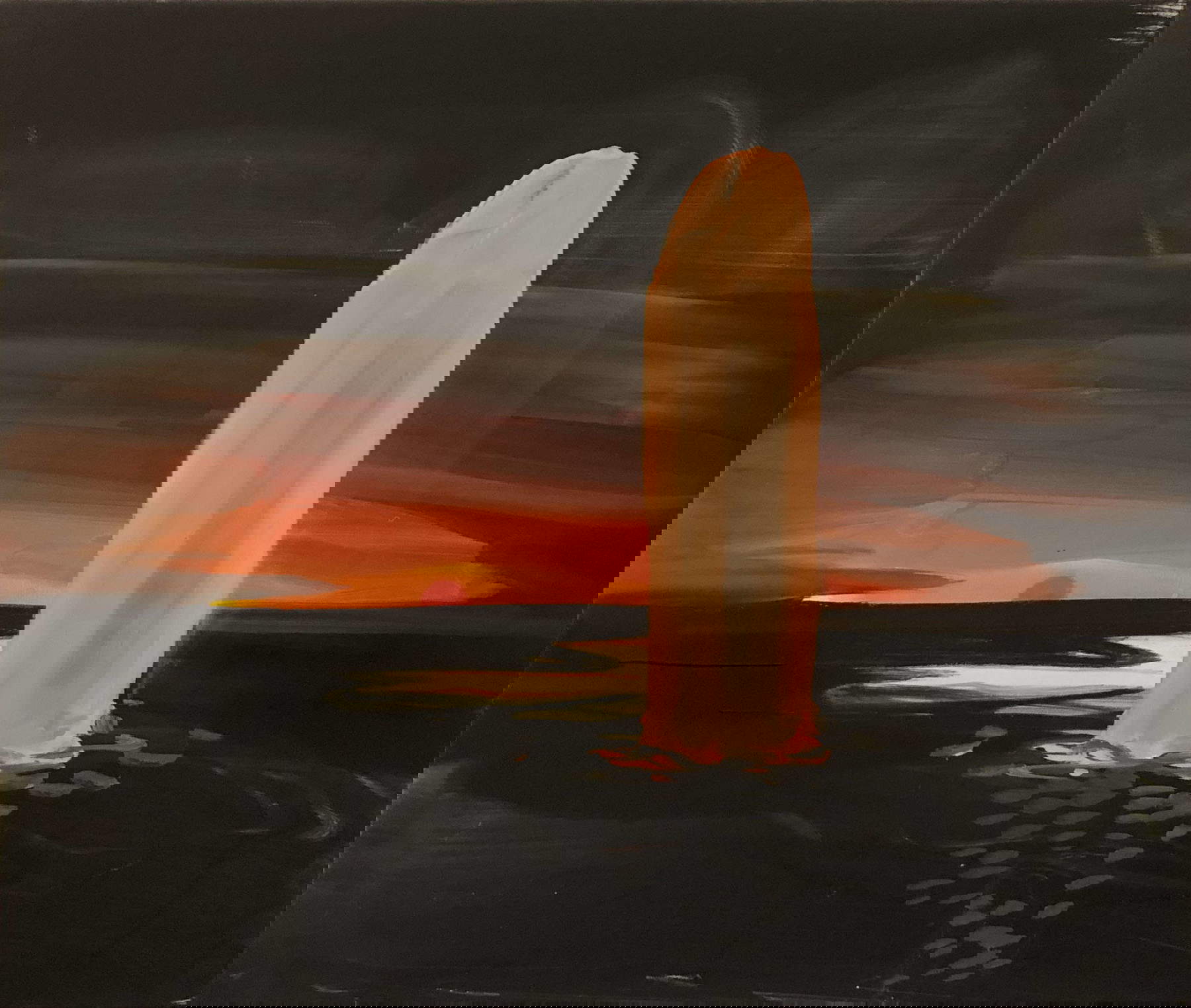 Tala Madani, Sea Dick (2022 ; huile sur toile, 43,2 × 50,8 cm) Tala Madani, Sea Dick (2022 ; huile sur toile, 43,2 × 50,8 cm)