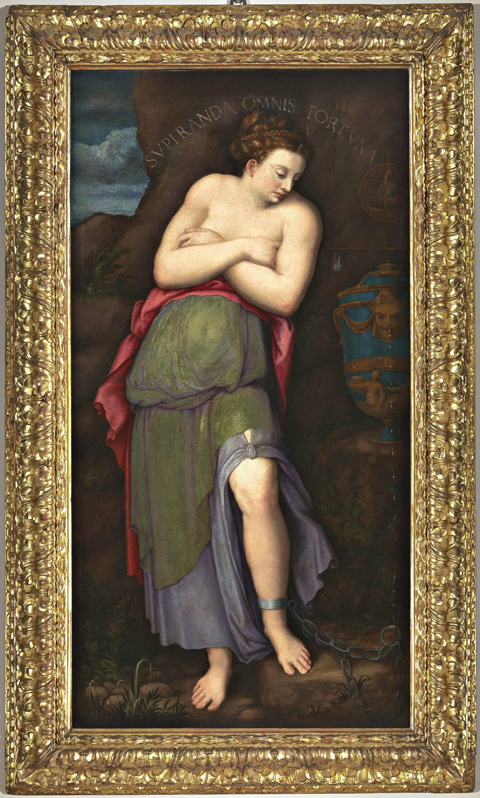 Camillo and Sebastiano (Bastianino) Filippi, Allegory of Patience (post 1552; oil on canvas, 186 x 97 cm; Modena, Galleria Estense) Camillo and Sebastiano (Bastianino) Filippi, Allegory of Patience (post 1552; oil on canvas, 186 x 97 cm; Modena, Galleria Estense)