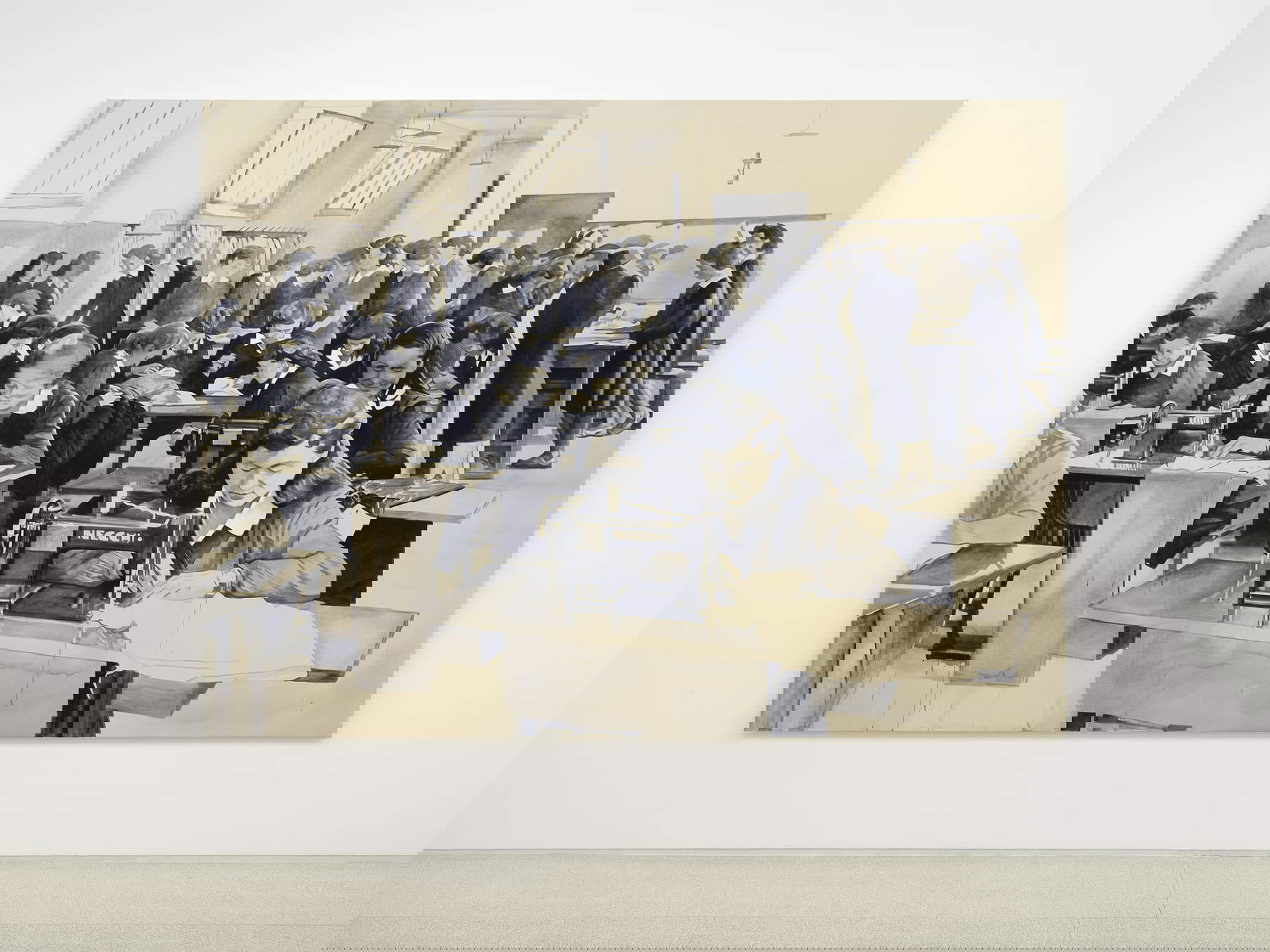 Giulia Andreani, L'improduttiva (2023; acrilico su tela; Reggio Emilia, Collezione Maramotti)