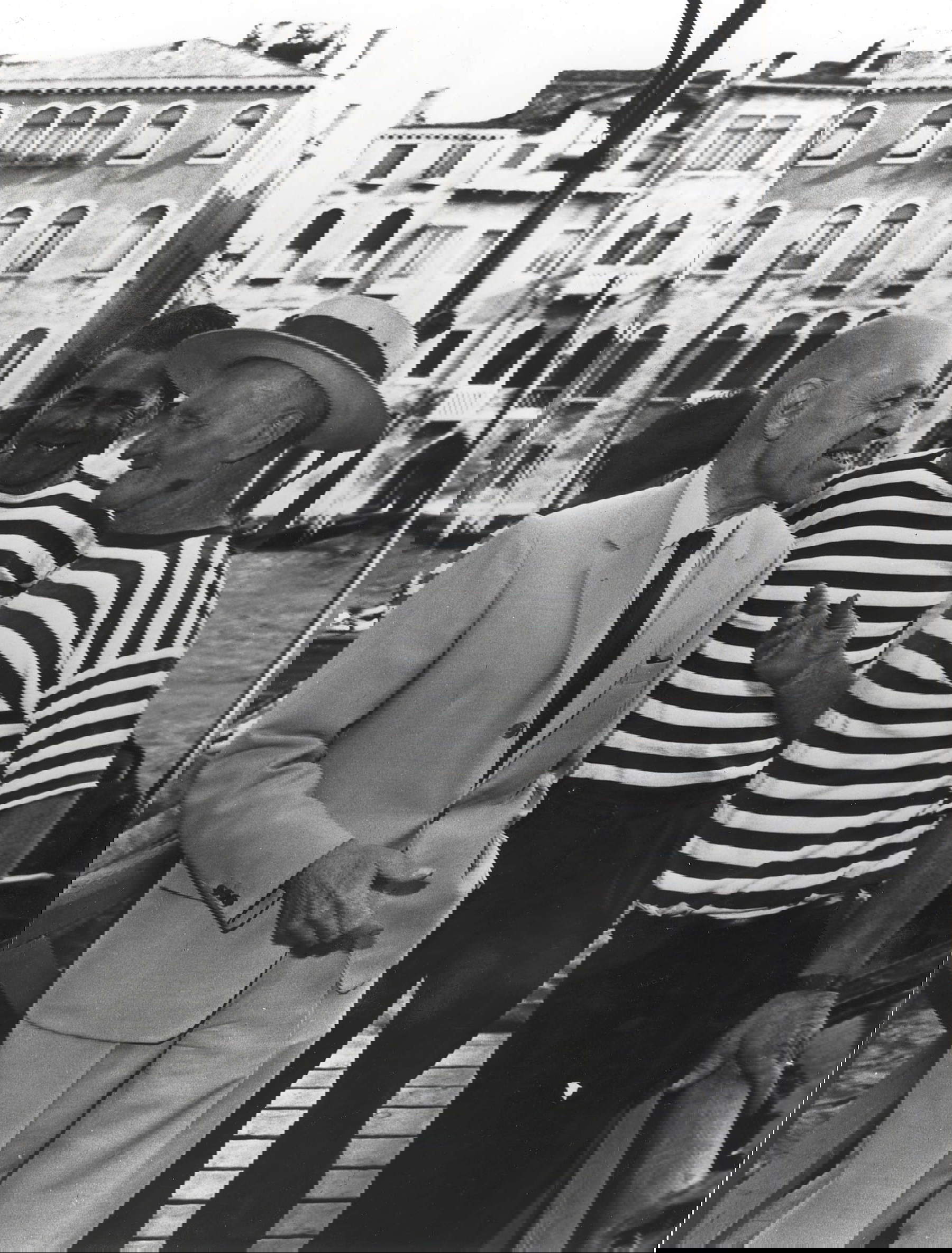 Jean Dubuffet in Venedig im Jahr 1964