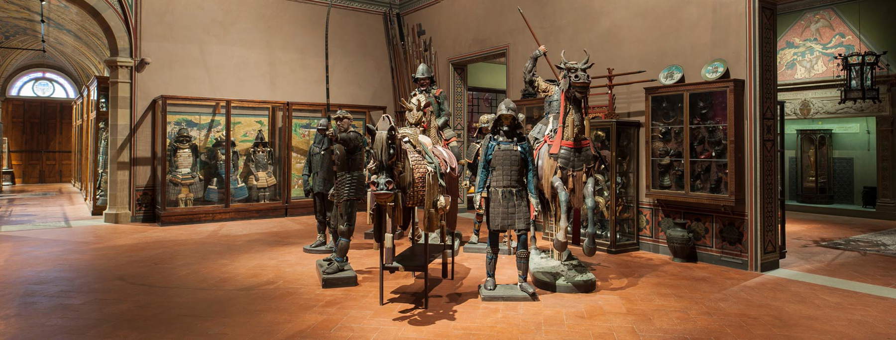 Die japanische Waffenkammer des Stibbert-Museums. Foto: Gruppe Targetti