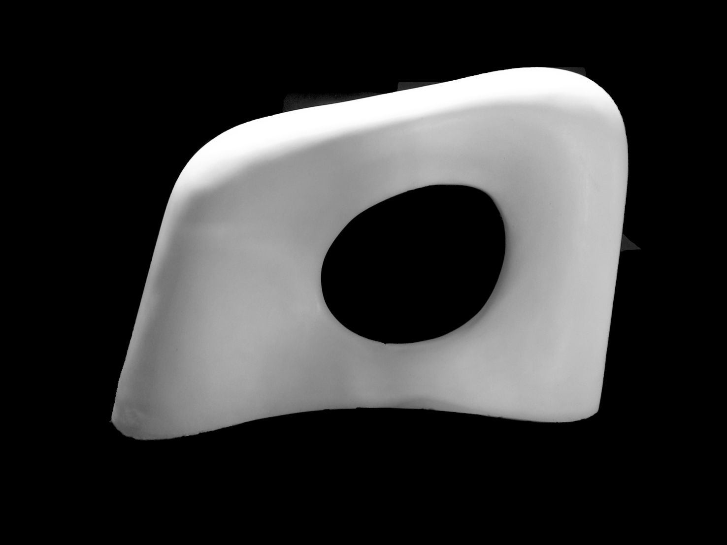 Kan Yasuda, Myomu, Skizze (Gips, 37,5 x 54 x 16 cm; Pietrasanta, Museo dei Bozzetti)