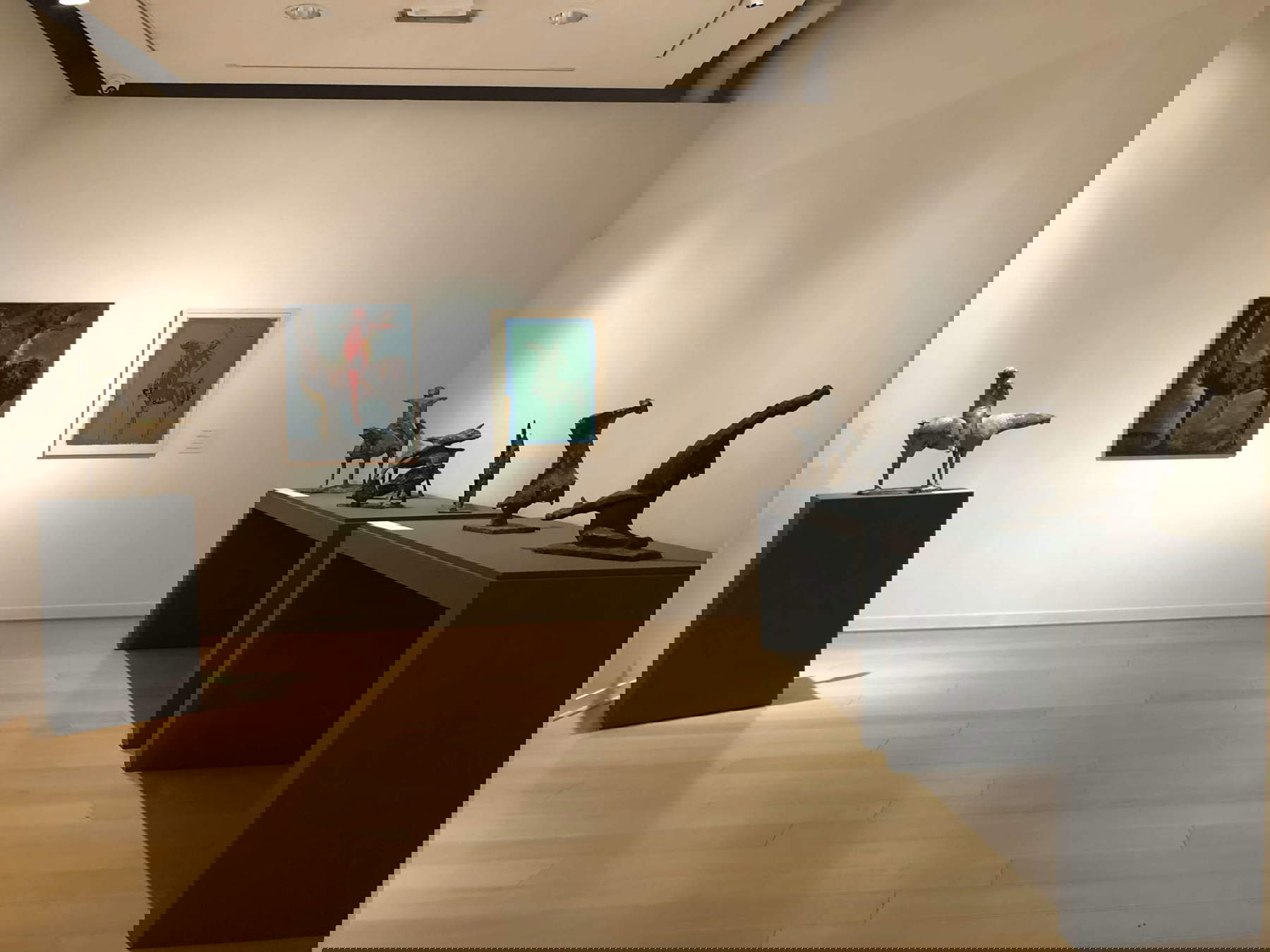 Arrangements for the exhibition Marino Marini. In dialogue with man, Municipal Gallery. Photo: Marta Santacatterina