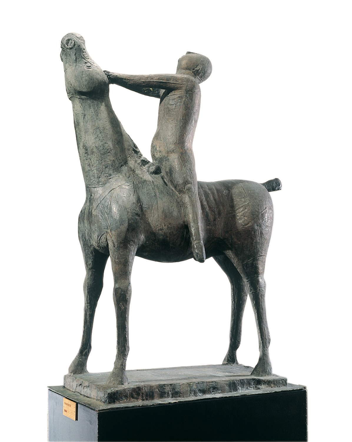 Marino Marini, Cavaliere (1949-50; bronzo, 173,5 x 76,5 x 113 cm) &copy; Fondazione Marino Marini, Pistoia, su concessione di Museo Marino Marini, Firenze
