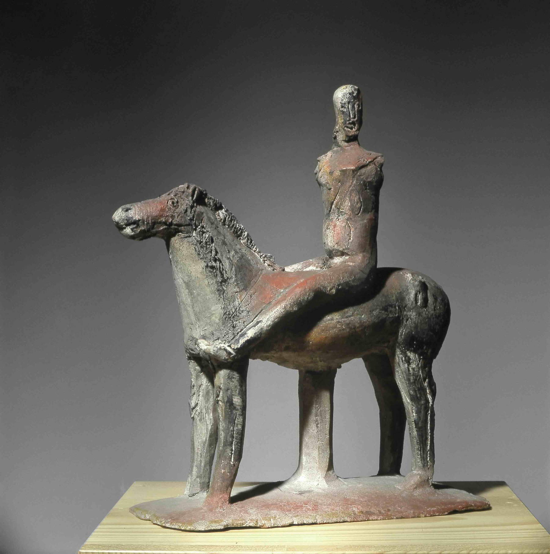 Marino Marini, Piccolo Cavaliere (1944; terracotta, 30 x 26,5 x 13 cm). Su concessione di Fondazione Marino Marini, Pistoia