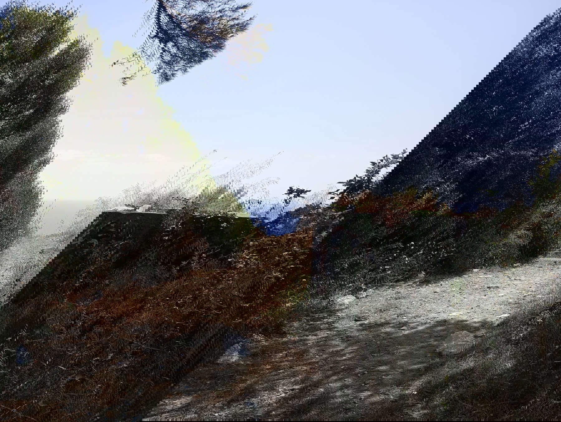 Sea view from the unfinished mausoleum of Costanzo Ciano. Photo: Federico Giannini