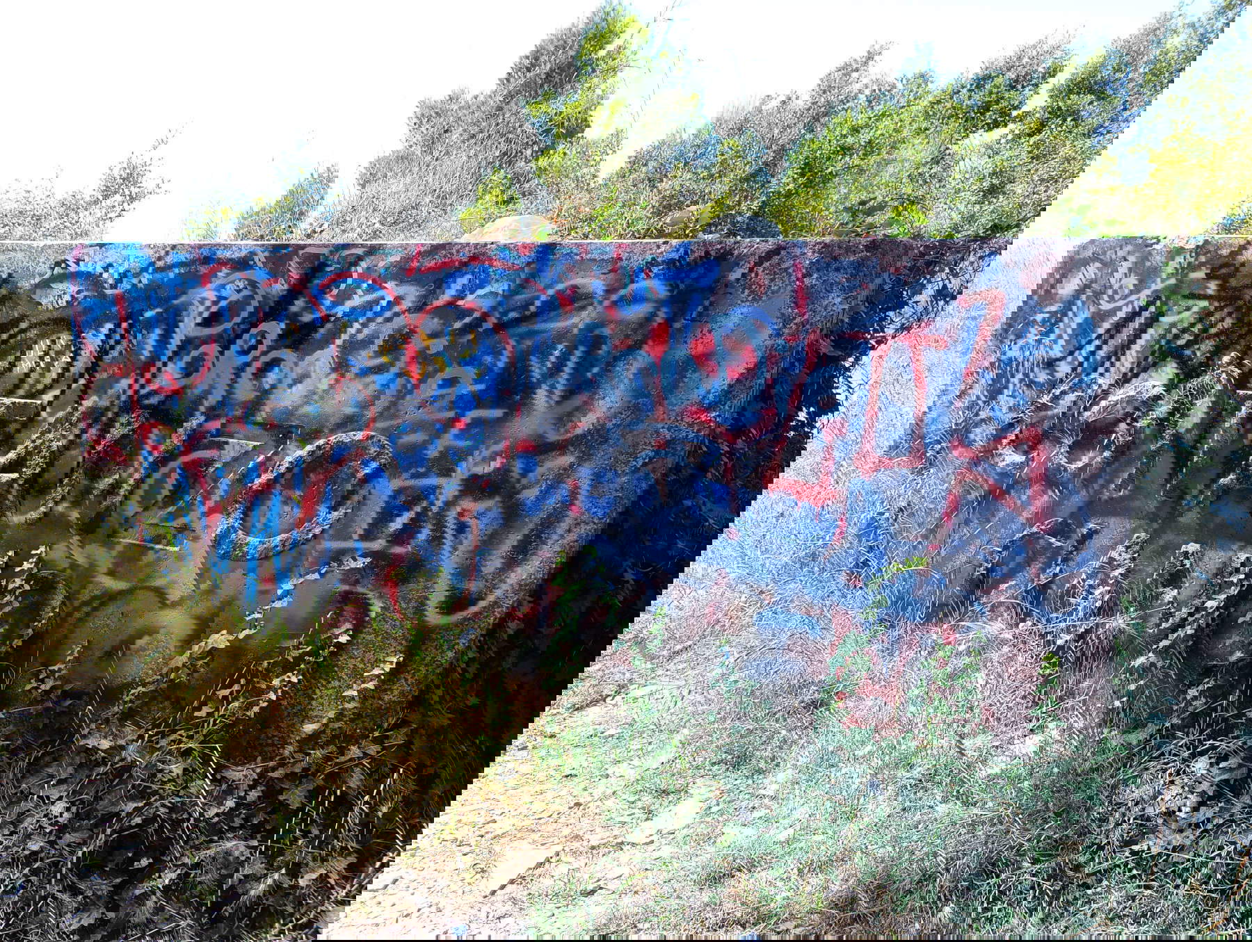 Remains of the sarcophagus of Costanzo Ciano, Livorno. Photo: Federico Giannini