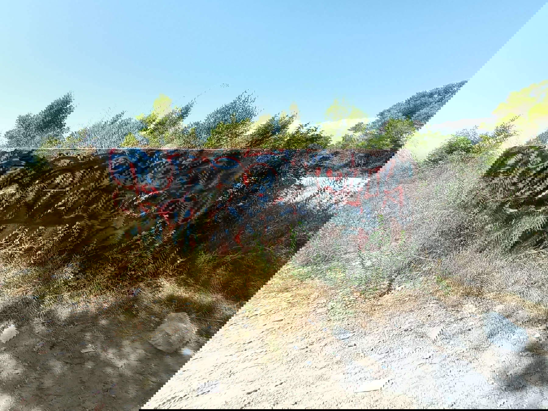 Remains of the sarcophagus of Costanzo Ciano, Livorno. Photo: Federico Giannini