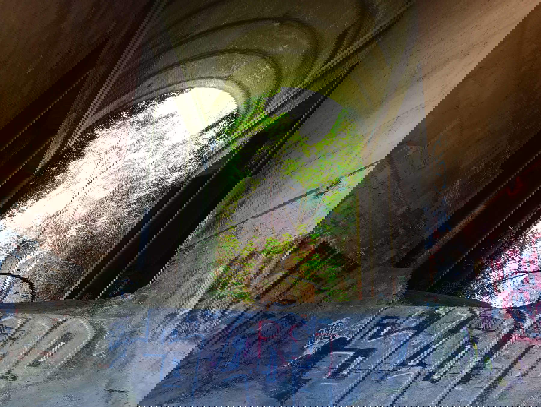 Ruins of the unfinished mausoleum of Costanzo Ciano, Livorno. Photo: Federico Giannini