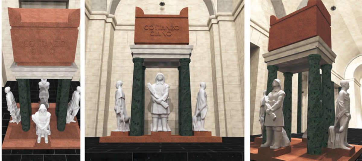 Virtual reconstruction by Elena Ippoliti, Laura Carnevali and Fabio Lanfranchi