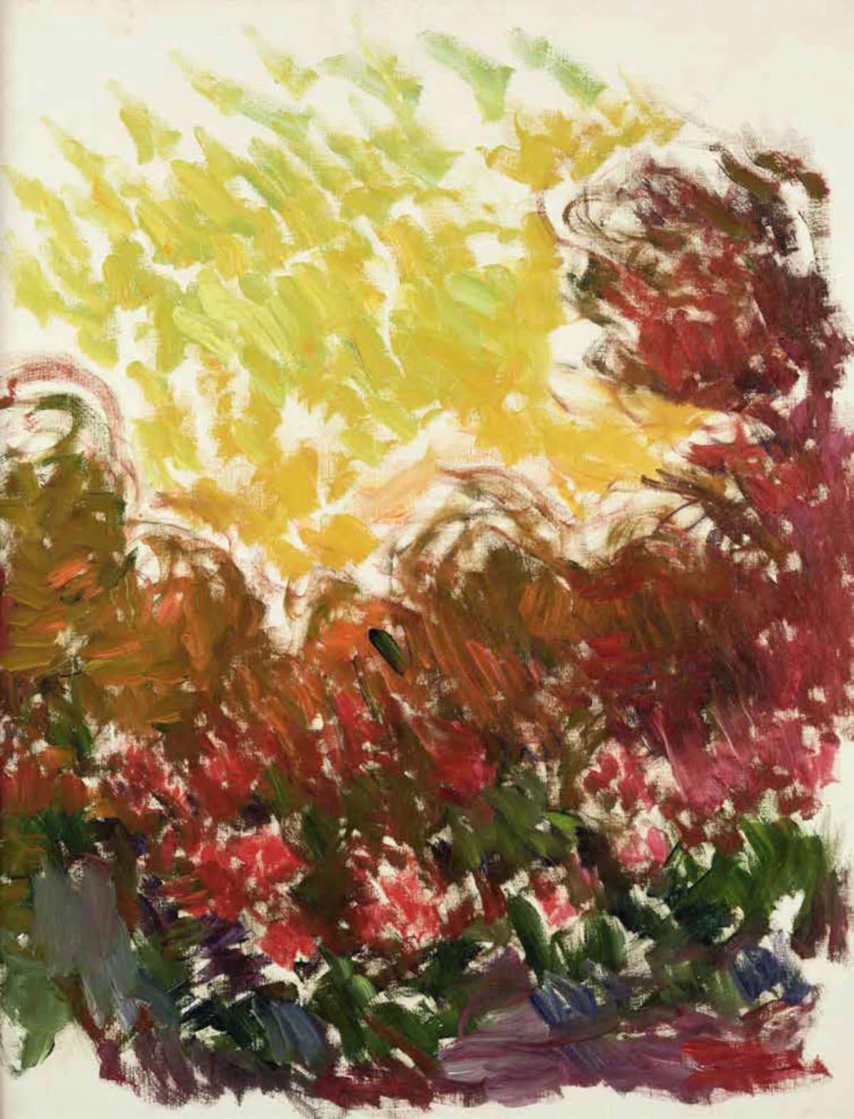Claude Monet, Il giardino di Giverny (1922-1926 circa; olio su tela, 93&times;74 cm; Parigi, Mus&eacute;e Marmottan Monet, lascito Michel Monet, 1966, Inv. 5102)