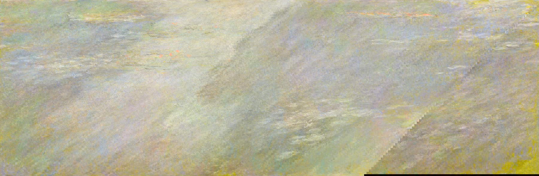 Claude Monet, Le ninfee (1914-1926; olio su tela, 200 x 600 cm; New York, MoMA)