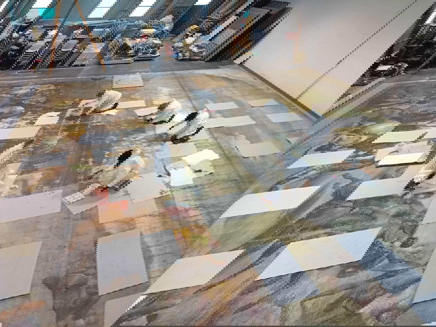 Coo.Be.C. at work on the restoration of the Curtain