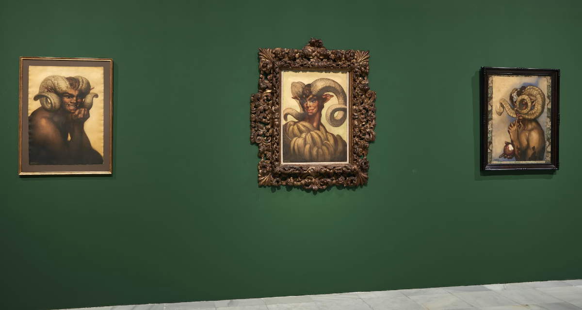 N&eacute;stor reencontrado mise en place de l'exposition