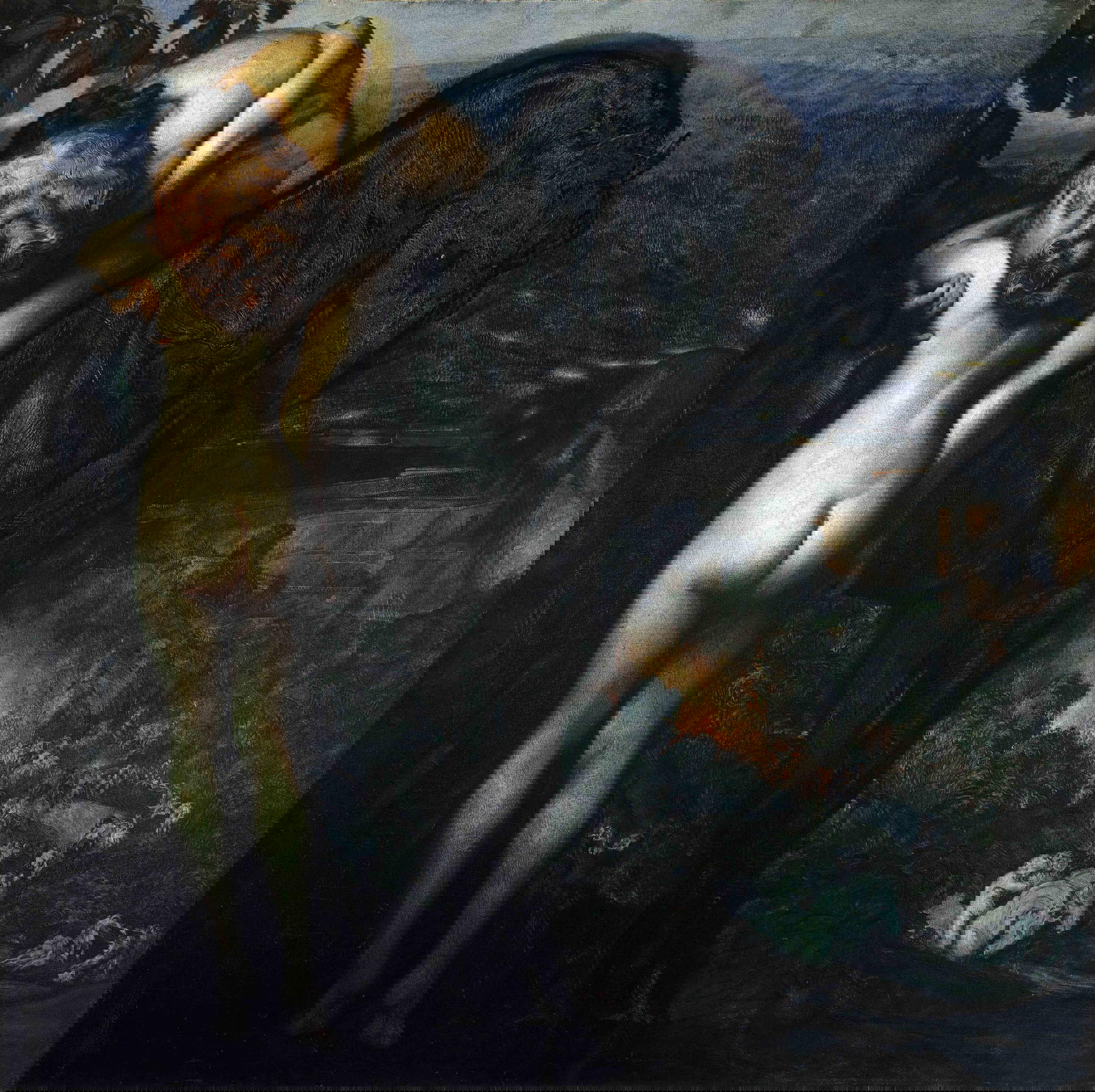 N&eacute;stor Mart&iacute;n-Fern&aacute;ndez de la Torre, Berenice (1909 ; huile sur toile, 211,5 x 211,5 cm ; Las Palmas de Gran Canaria, Museo N&eacute;stor)