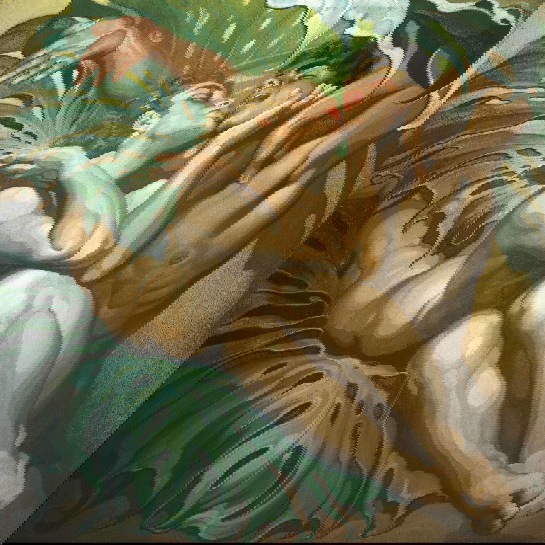 N&eacute;stor Mart&iacute;n-Fern&aacute;ndez de la Torre, Poema de la Tierra : La primavera (1934-1938 ; huile sur toile, 175 x 175 cm ; Las Palmas de Gran Canaria, Museo N&eacute;stor). Photo : Fernando Cova del Pino