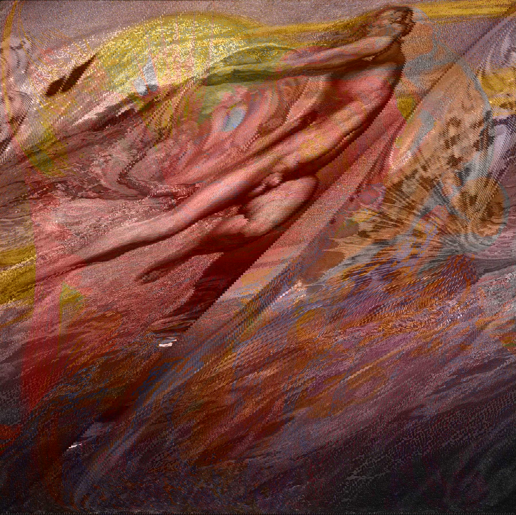 N&eacute;stor Mart&iacute;n-Fern&aacute;ndez de la Torre, Poema del Atl&aacute;ntico : La Tarde (1917-1918 ; huile sur toile, 147 x 147 cm ; Las Palmas de Gran Canaria, Museo N&eacute;stor)