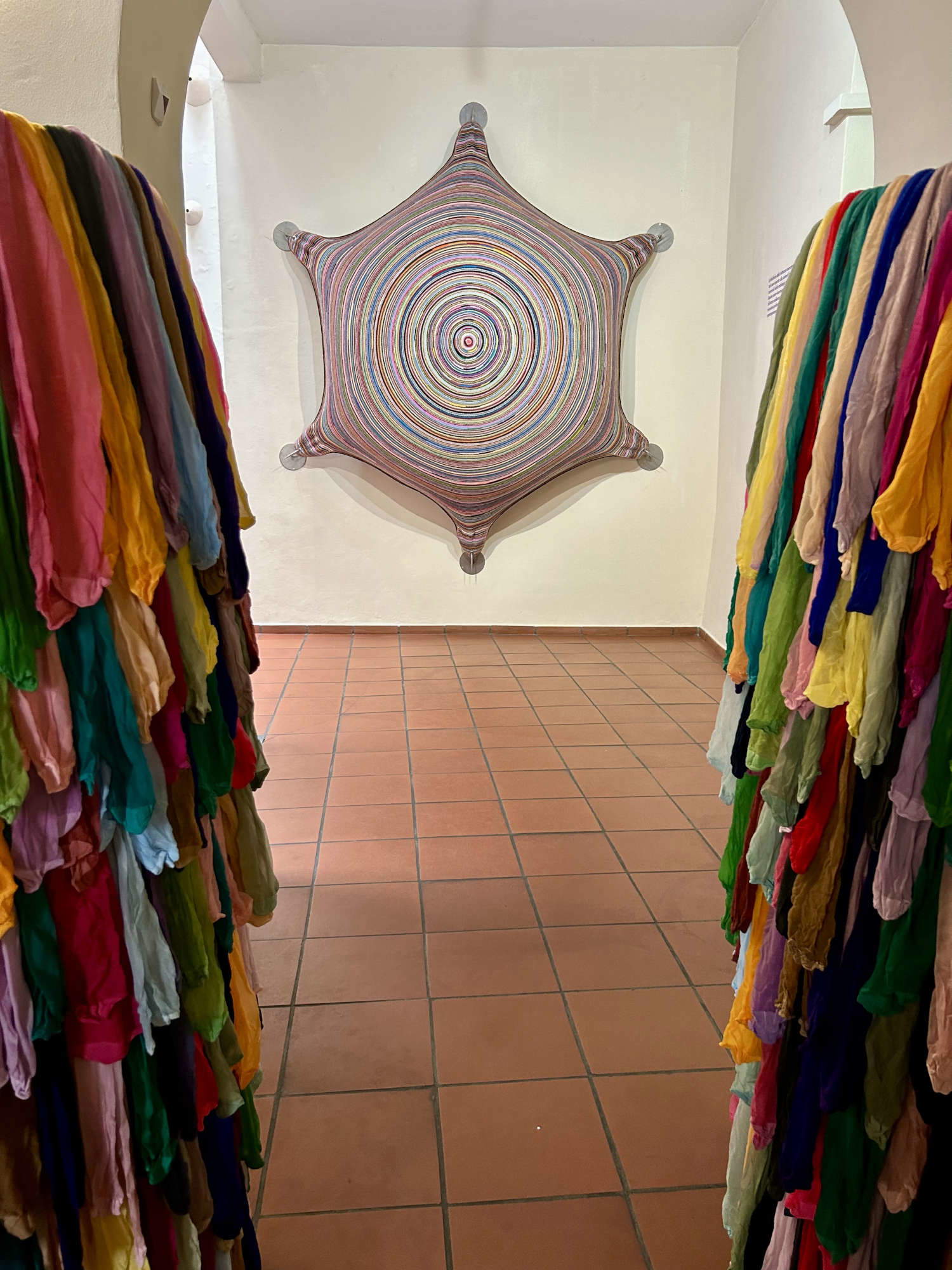 Montaje para la exposición Flores de mi deseo de Joana Vasconcelos en Ascona, Museo Comunale d'Arte Moderna. Foto: Francesca Anita Gigli Montaje para la exposición Flores de mi deseo de Joana Vasconcelos en Ascona, Museo Comunale d'Arte Moderna. Foto: Francesca Anita Gigli