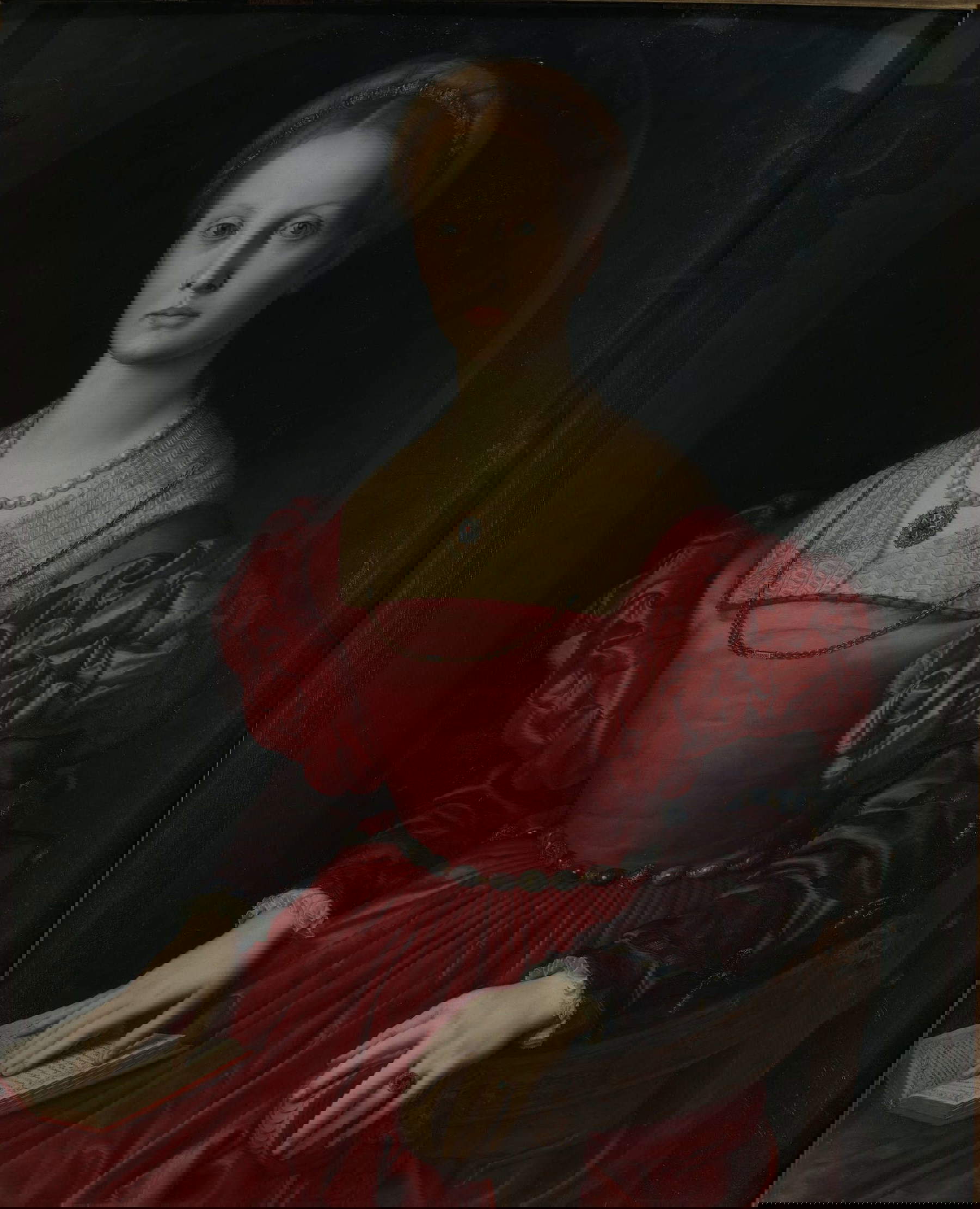 Bronzino, Ritratto di Lucrezia Panciatichi (1541 circa; olio su tavola, 104 x 84 cm; Firenze, Gallerie degli Uffizi) Bronzino, Ritratto di Lucrezia Panciatichi (1541 circa; olio su tavola, 104 x 84 cm; Firenze, Gallerie degli Uffizi)