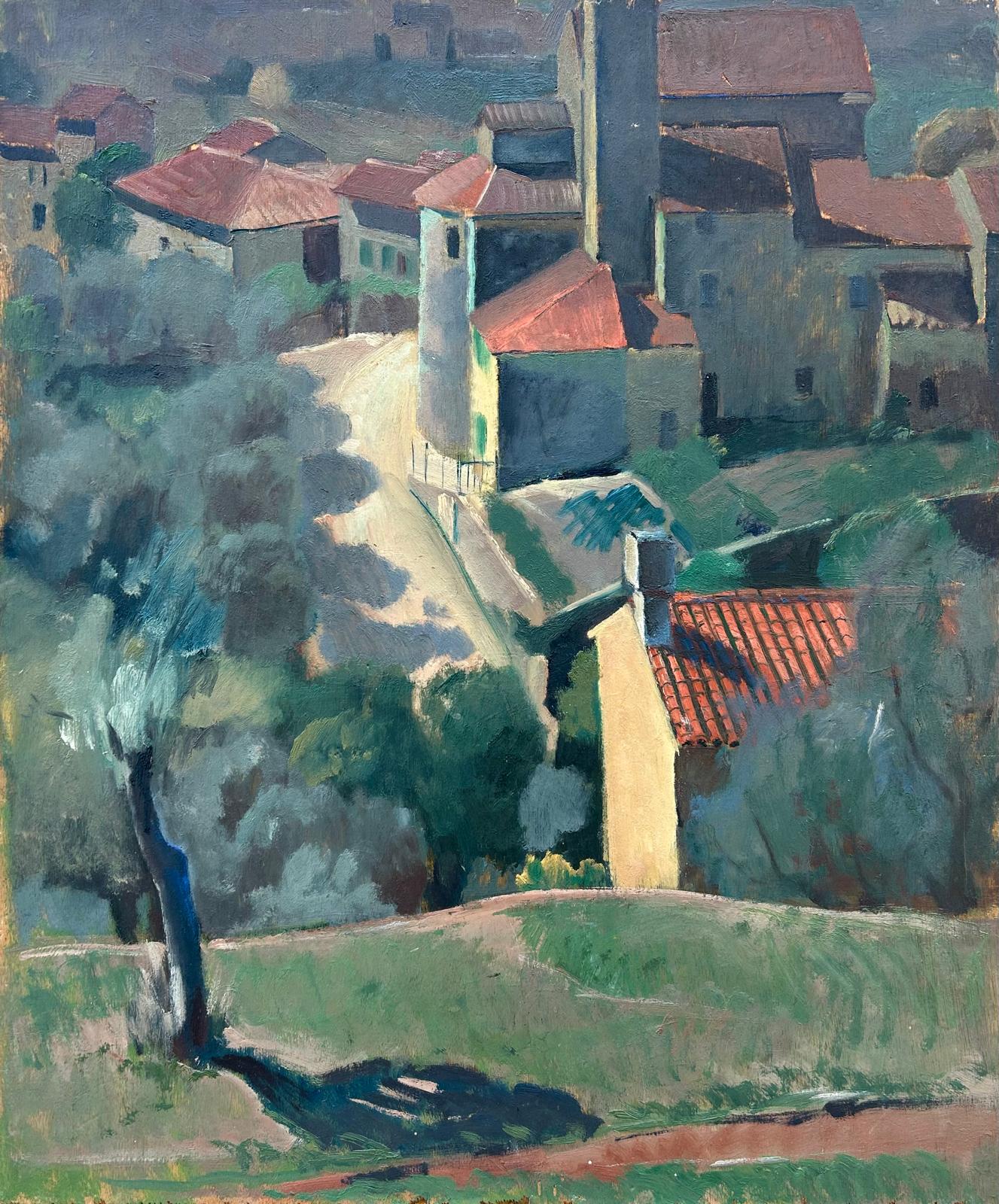 Angelo Zamboni, Romagnano (anni Trenta del XX secolo; olio su tavola, 74 x 61 cm). Su concessione di Faraci Arte Angelo Zamboni, Romagnano (anni Trenta del XX secolo; olio su tavola, 74 x 61 cm). Su concessione di Faraci Arte