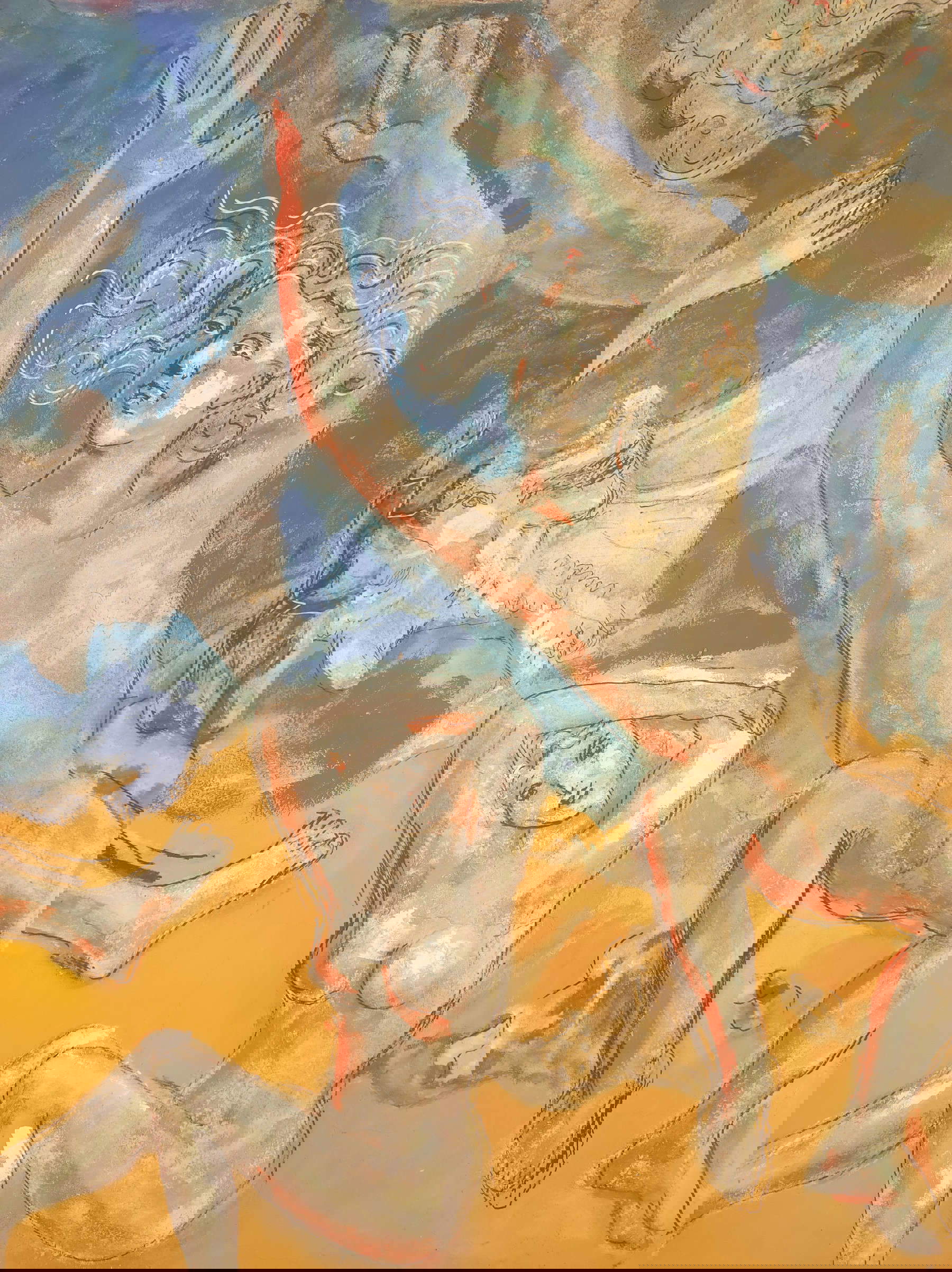 Dario Fo's mural at the Free University of Alcatraz