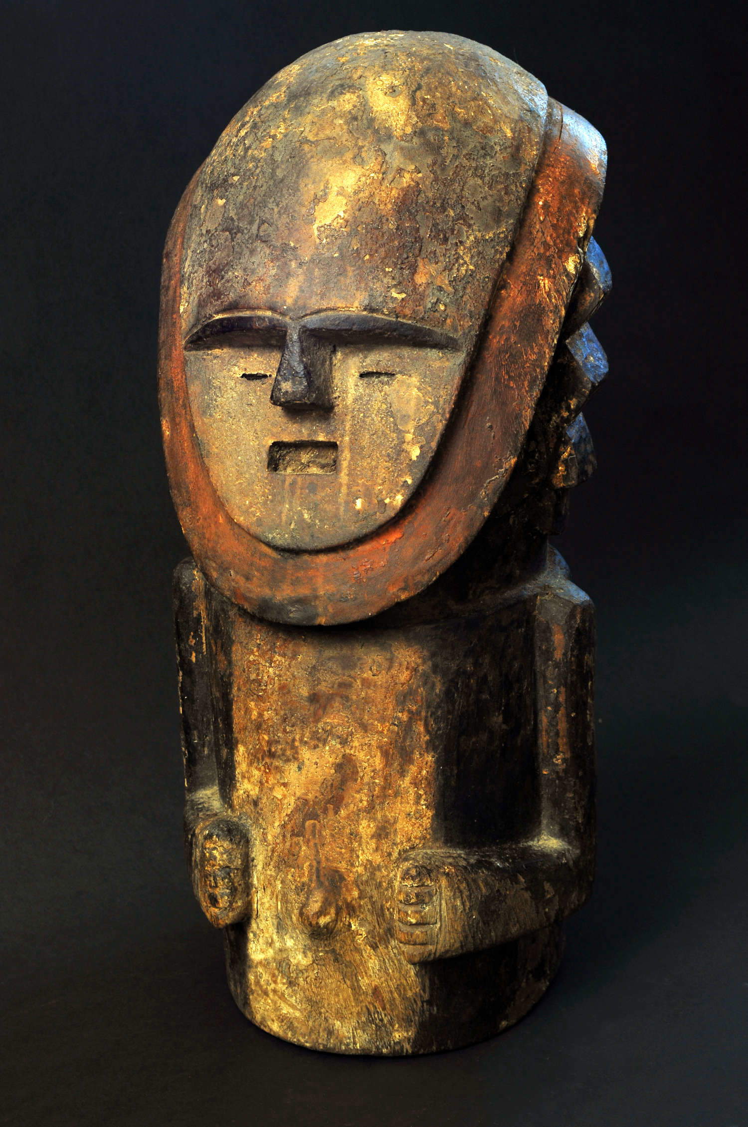 Mbete (Mbere-Mb&eacute;d&eacute;-Mb&eacute;t&eacute;-Limbede-Ambede-Ambete-Mbeti), People's Republic of the Congo, Gabon, upper Ogoou&eacute;, Reliquary cover