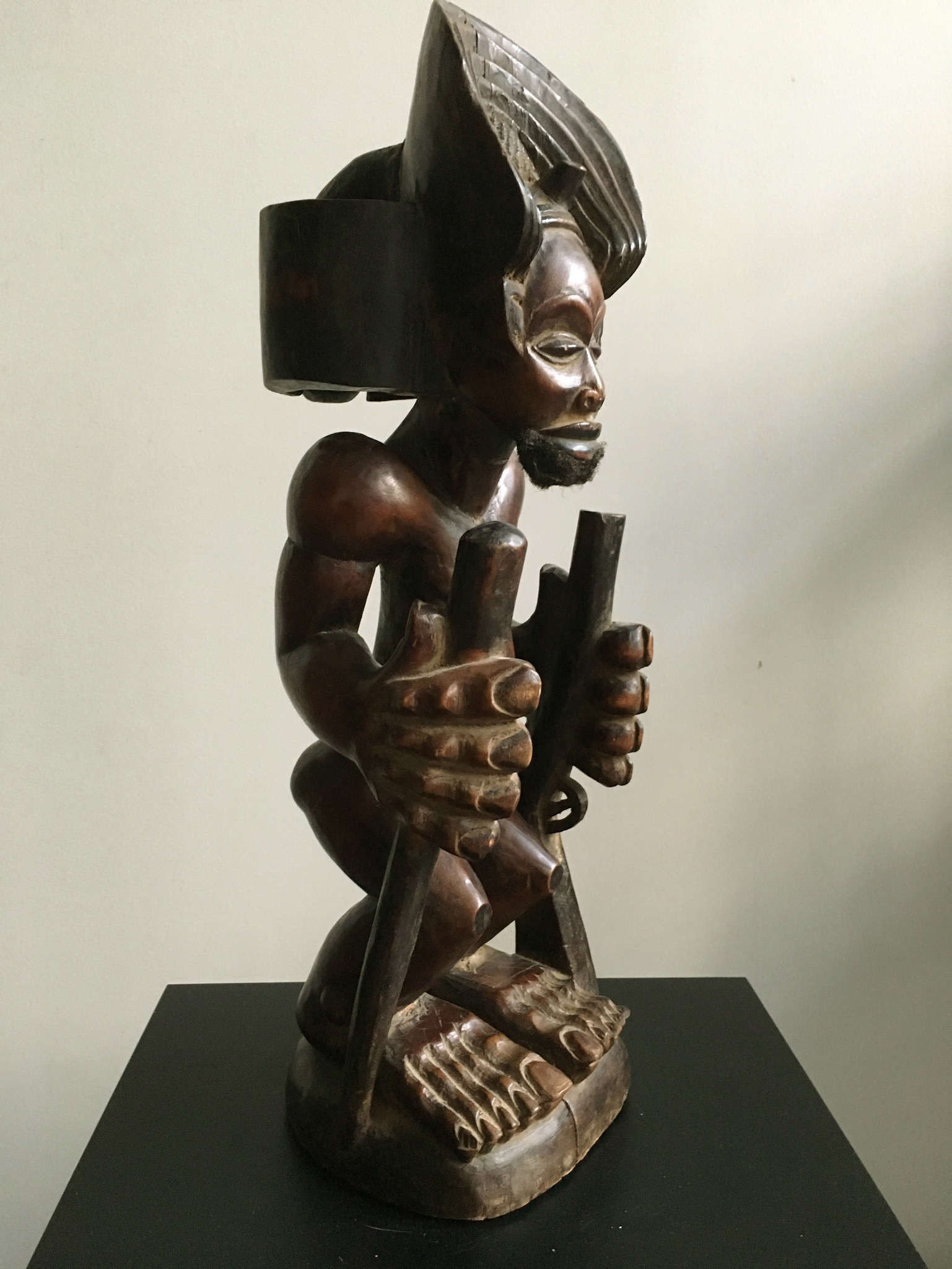 Chokwe (Bajokwe, Batshioko, Jokwe, Tchokwe, Tshokwe), Angola, DR of Congo (formerly Zaire), Zambia, Mwanangana Statue (lord of the land)