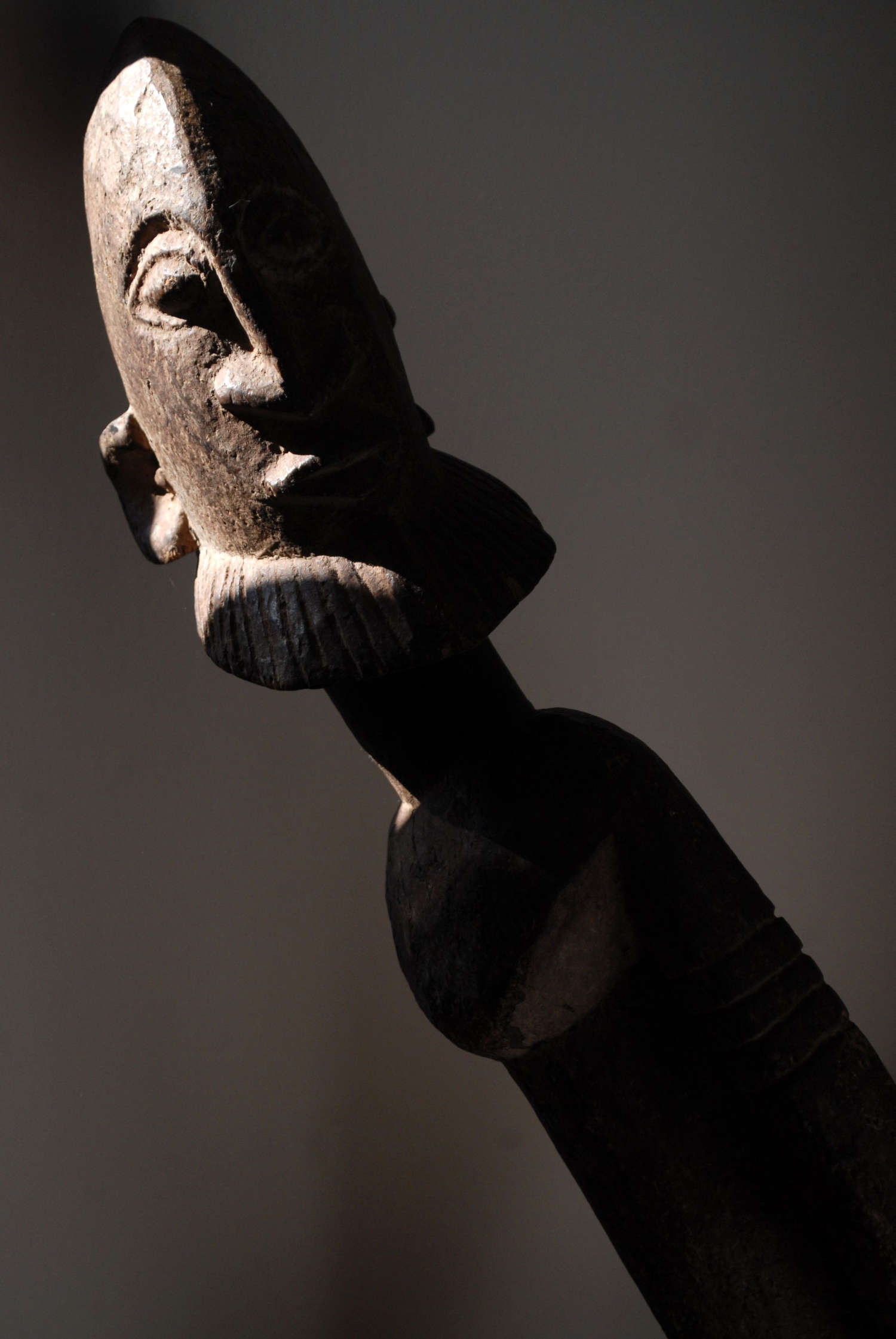 Dogon (Dogo, Dogom, Habbe, Kado, Kibisi, Tombo) (Mali, Burkina Faso) (early 20th century; 97 cm), Anthropomorphic mythical statue of Nommo