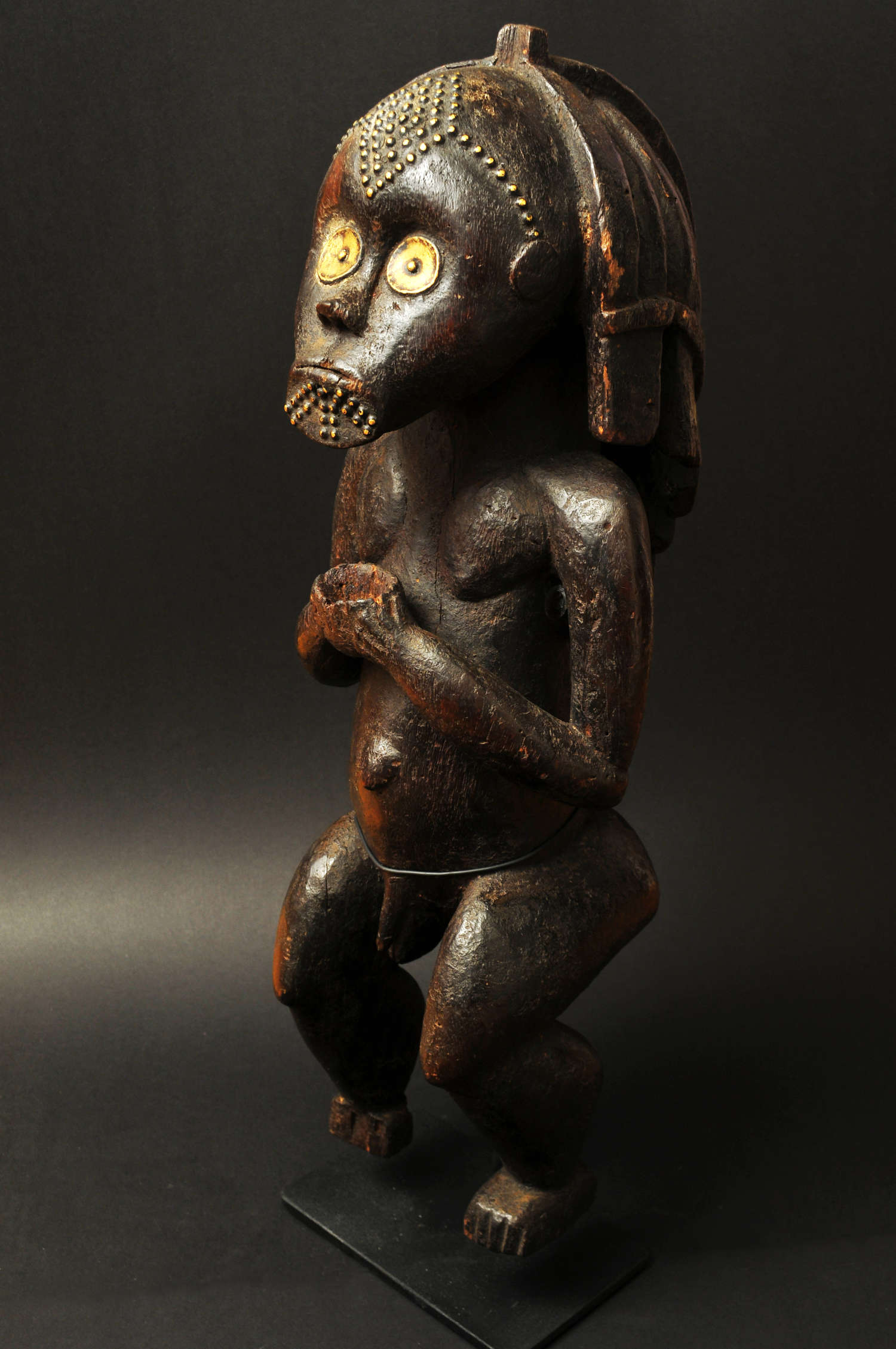 Fang (Fan, Mpangwe, Pahouin, Pahuins, Pamue, Pangwe), Gabon, Cameroon, Equatorial Guinea, Fang Byeri Eyema under Okak style - breviform Rio Muni