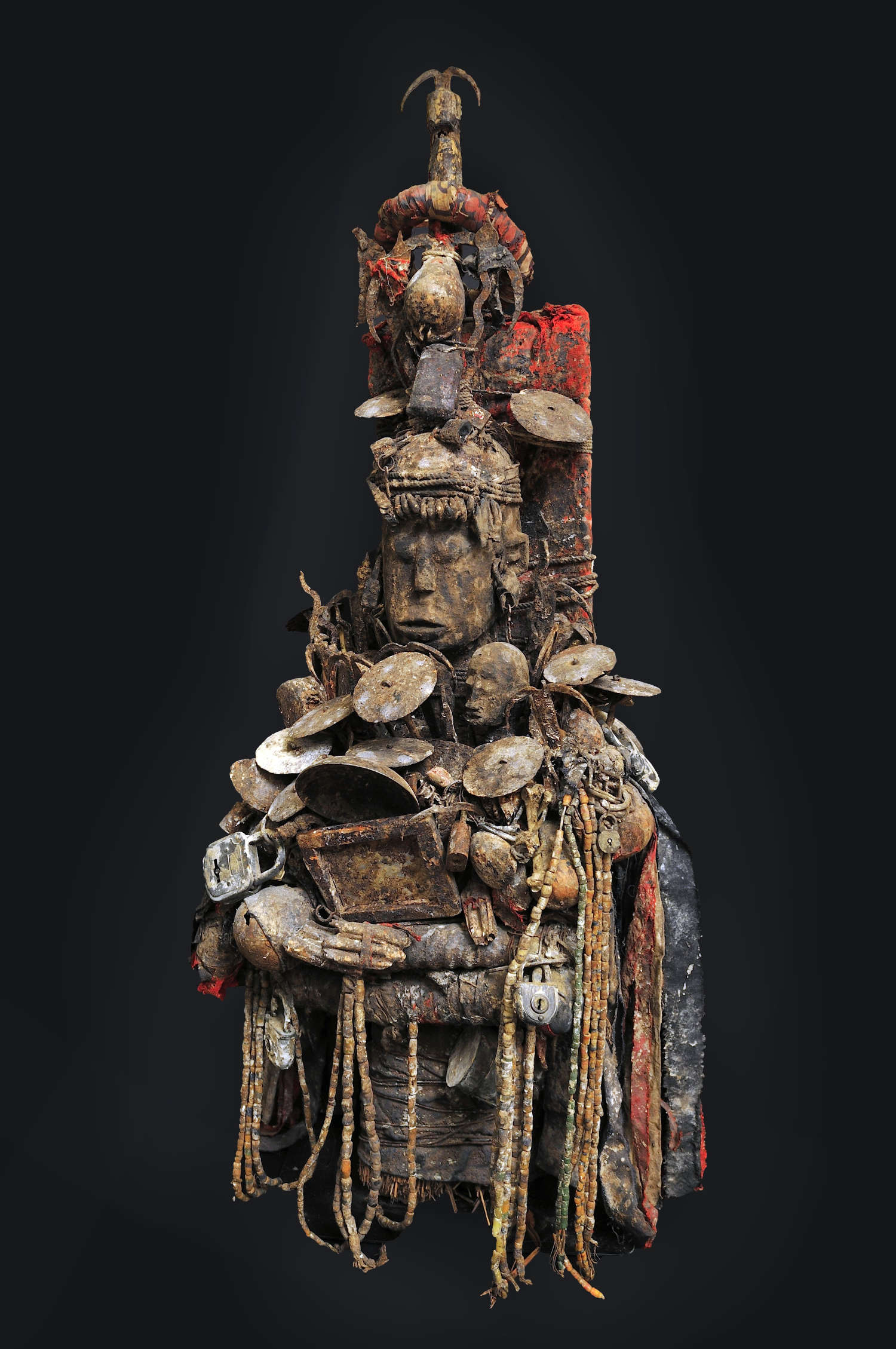 Fon (Fongbe), Benin (formerly Dahomey), Togo, Botcho altar votive statue (first half of 20th century; 100 cm)