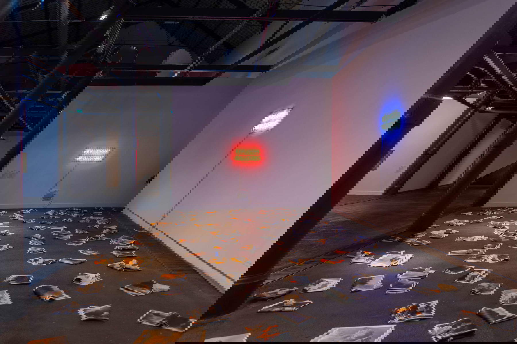 Ausstellungsaufbau Räume des Widerstands. Fotos: Monkeys Video Lab