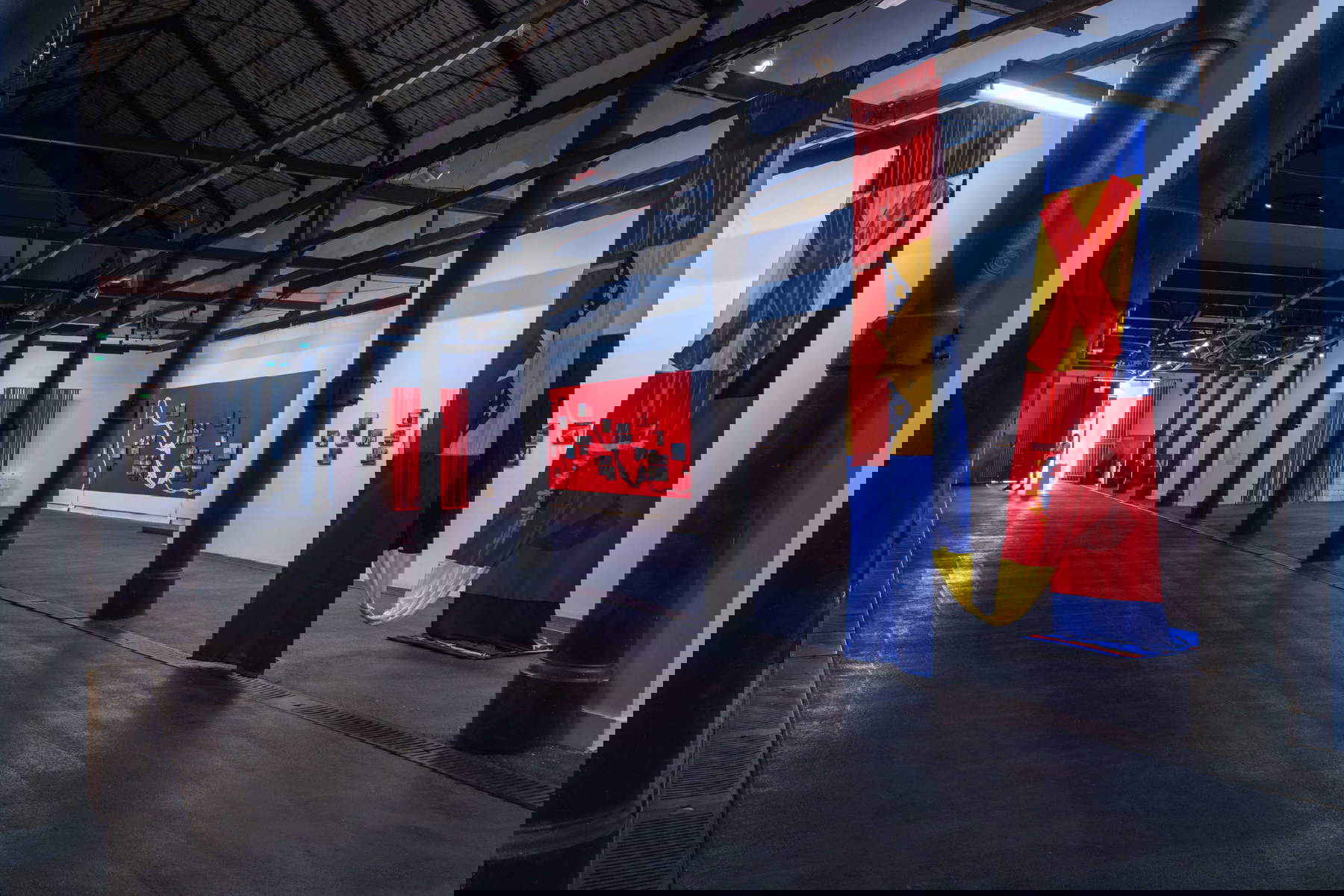 Ausstellungsaufbau Räume des Widerstands. Fotos: Monkeys Video Lab