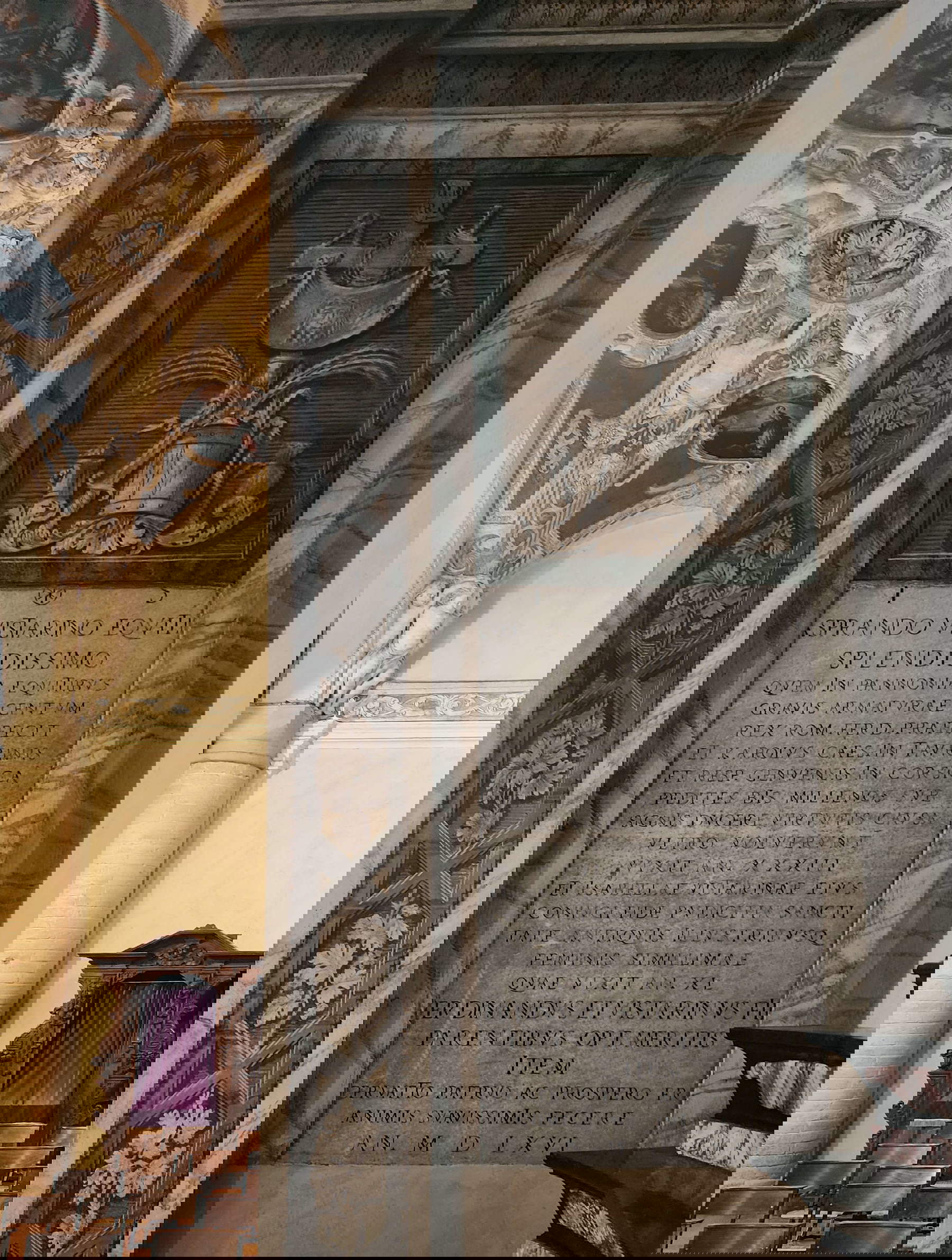 La placa conmemorativa de Asperando Vistarini